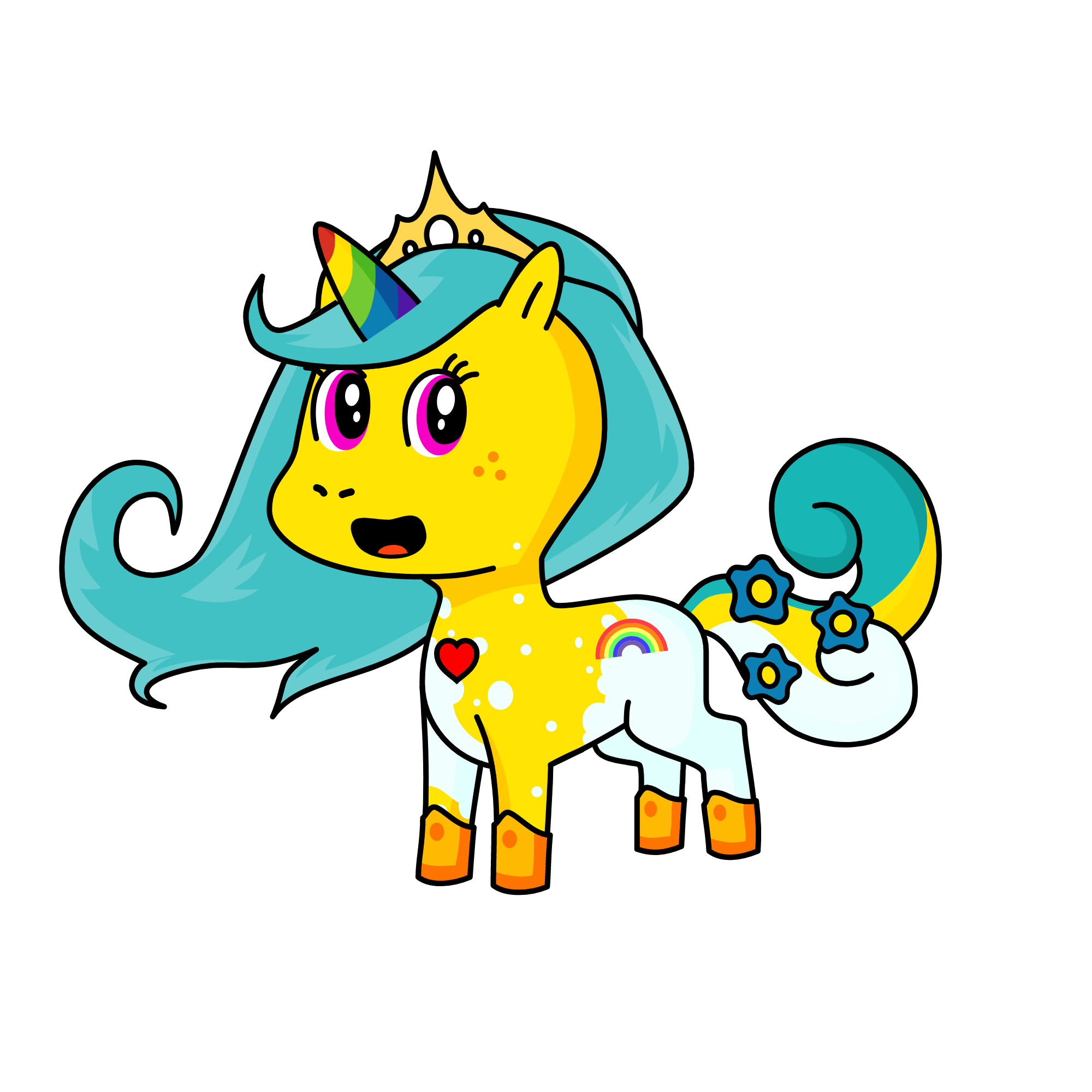 Happiness, the unicorn