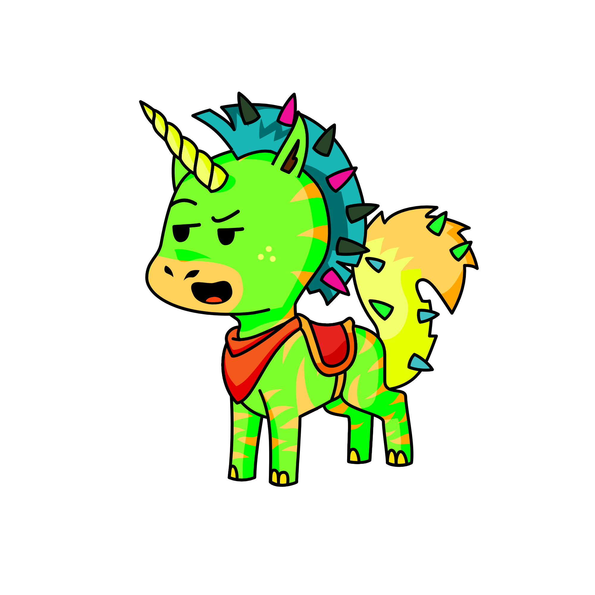 Punk Boi, the unicorn