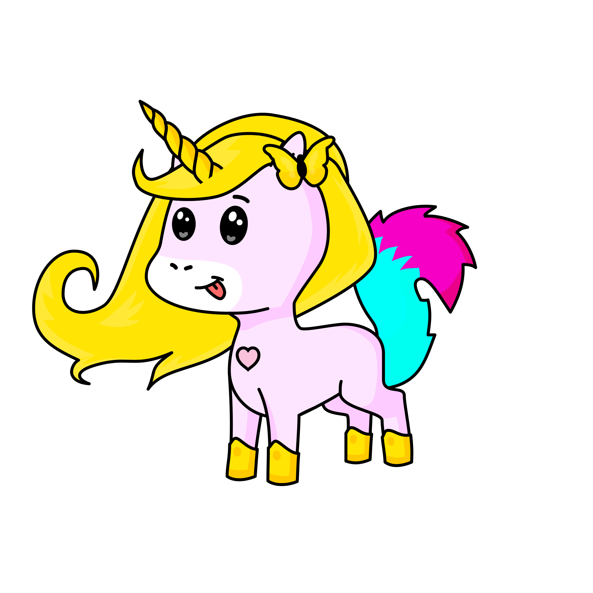 Lilly 😜, the unicorn