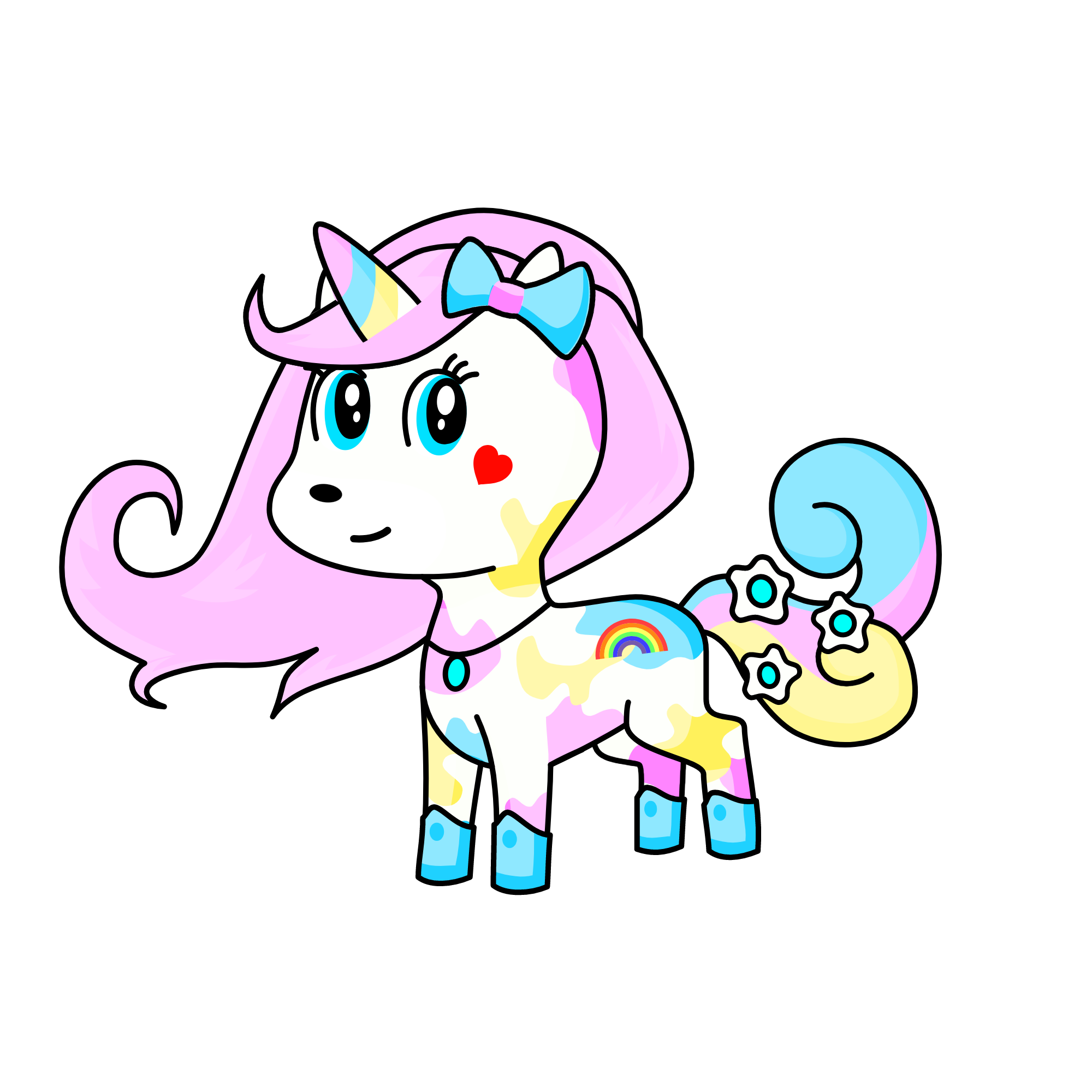 Snowy, the unicorn