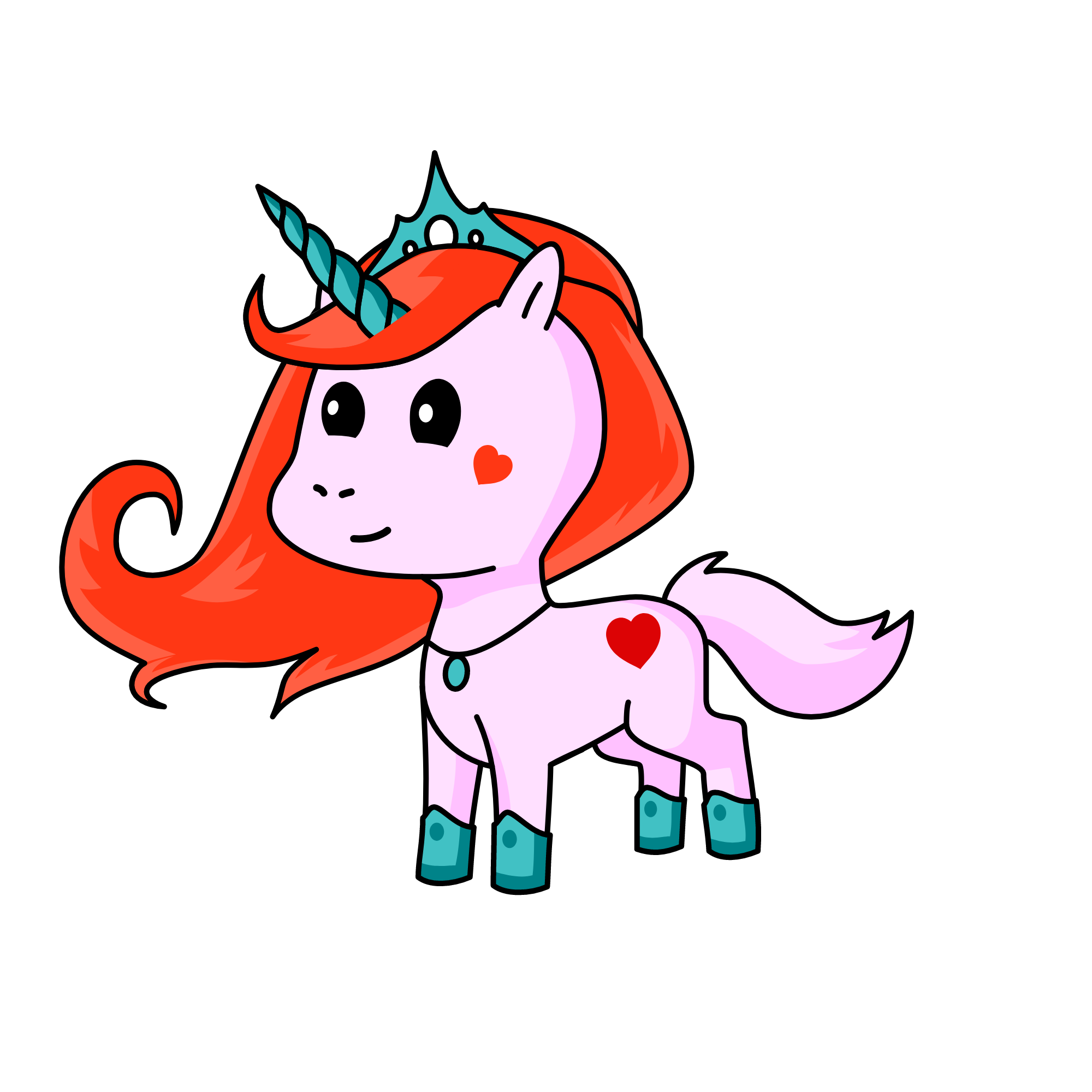 Ariel, the unicorn