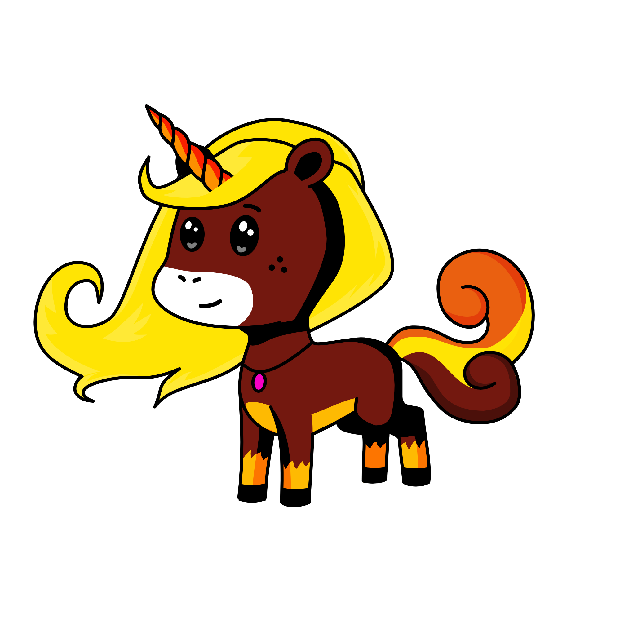 Buttercup, the unicorn