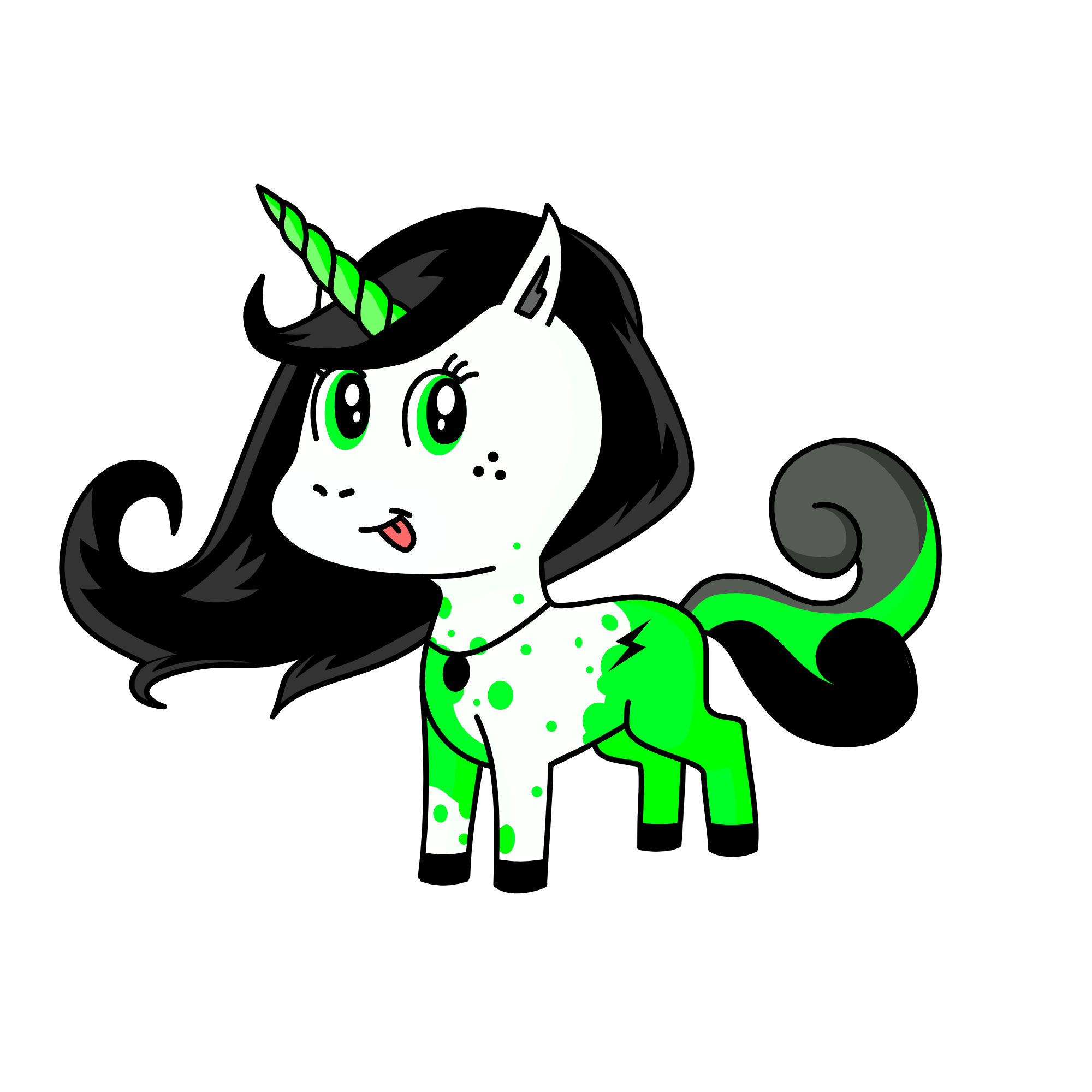 Grizzy, the unicorn