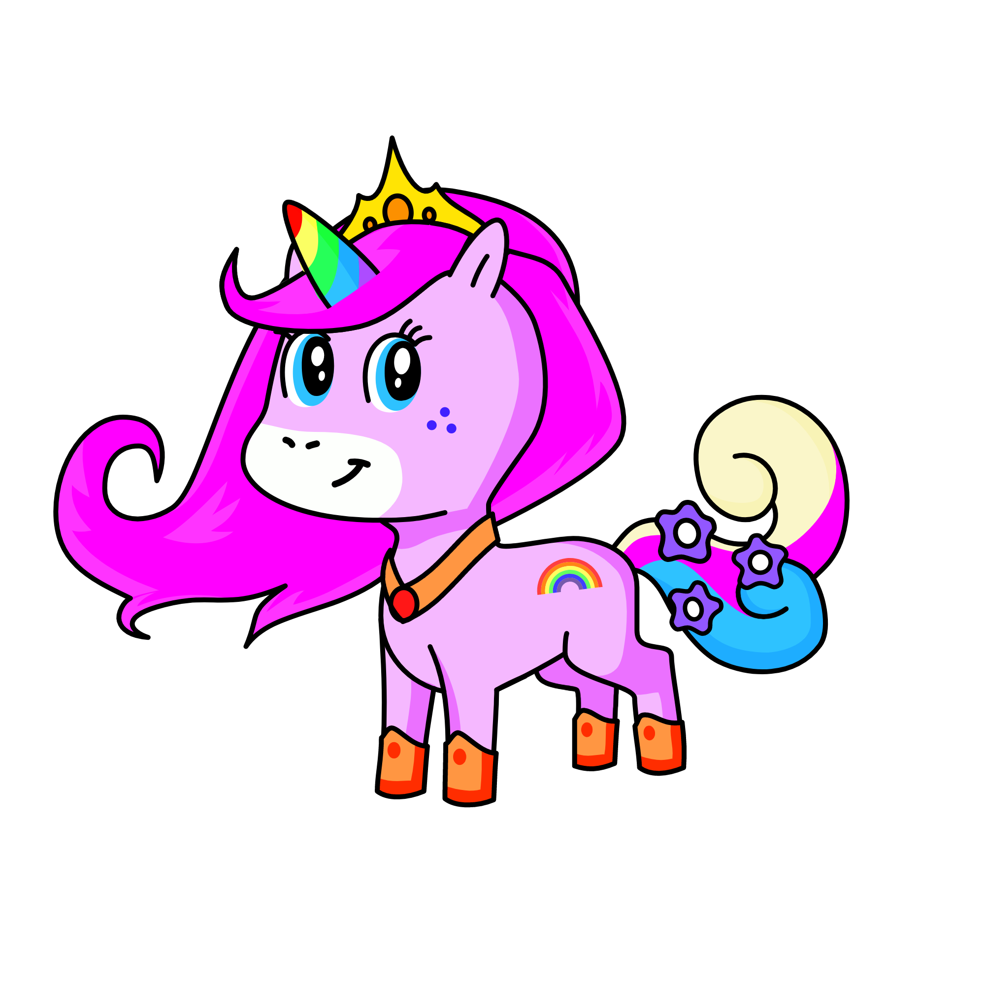 cuty princess, the unicorn