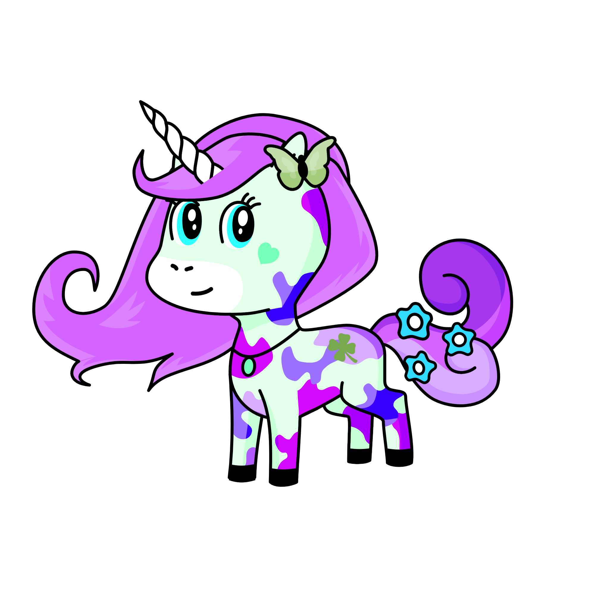 Kukka 🌸🌺🌹🌷🦄, the unicorn