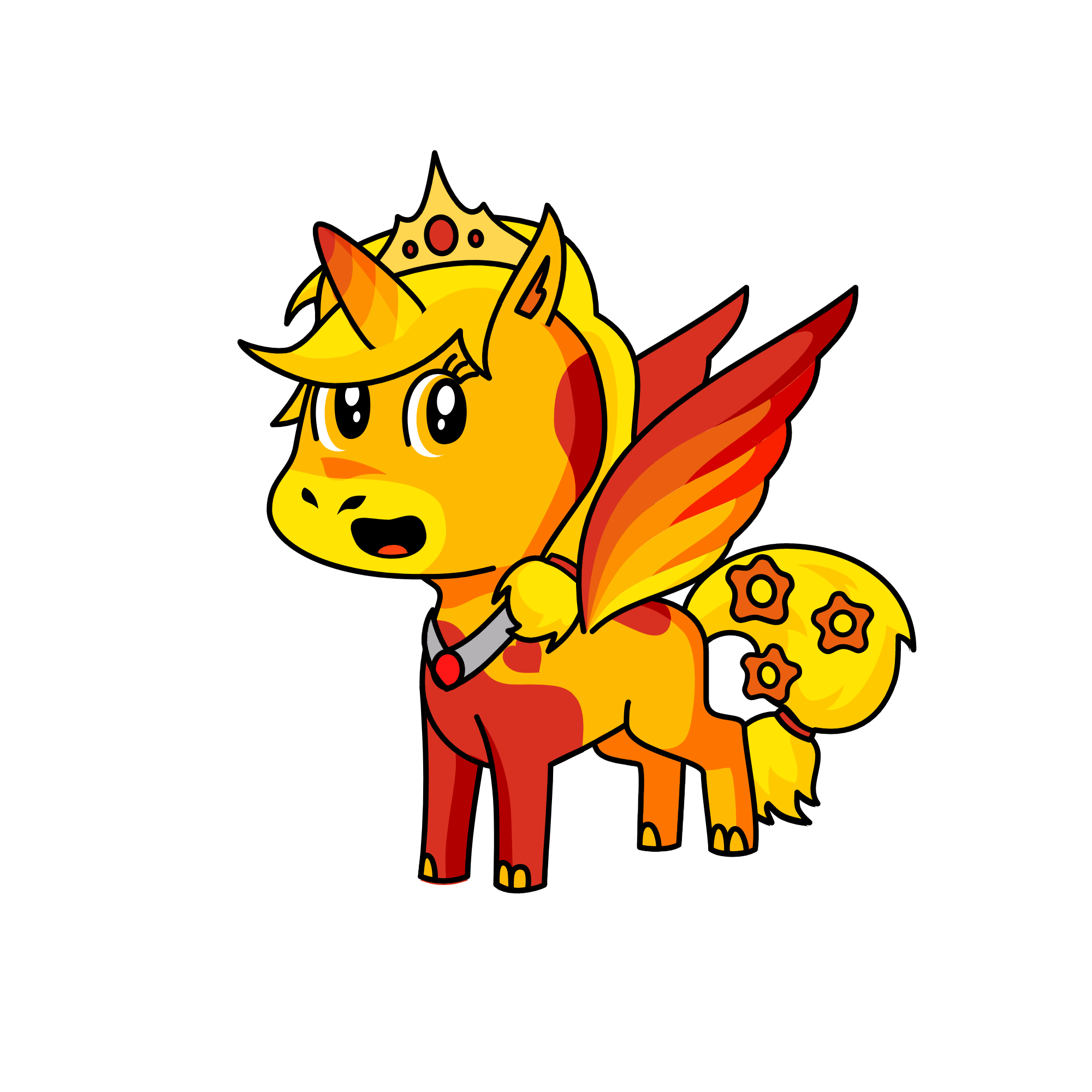 Desert Rose, the unicorn