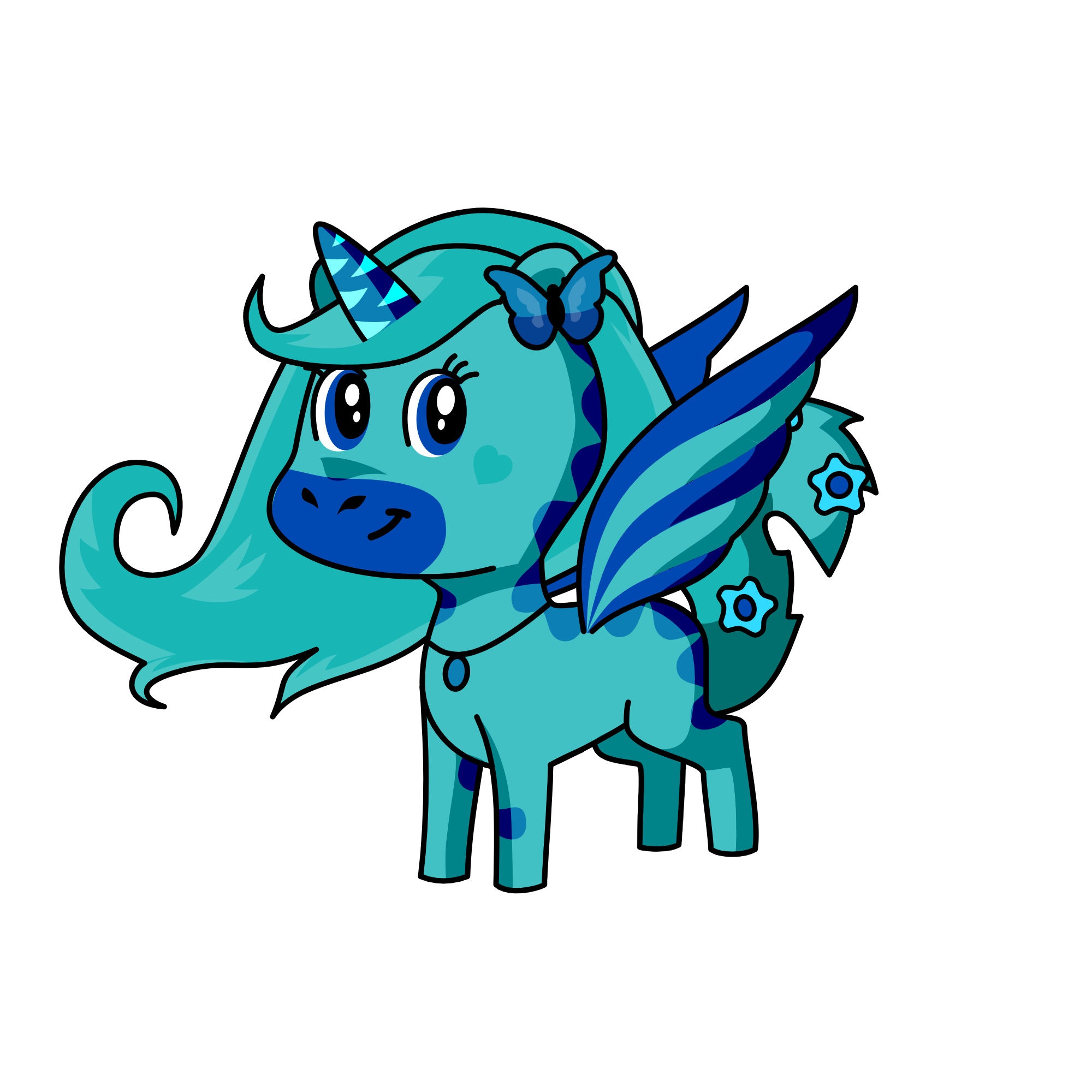 Rainy, the unicorn