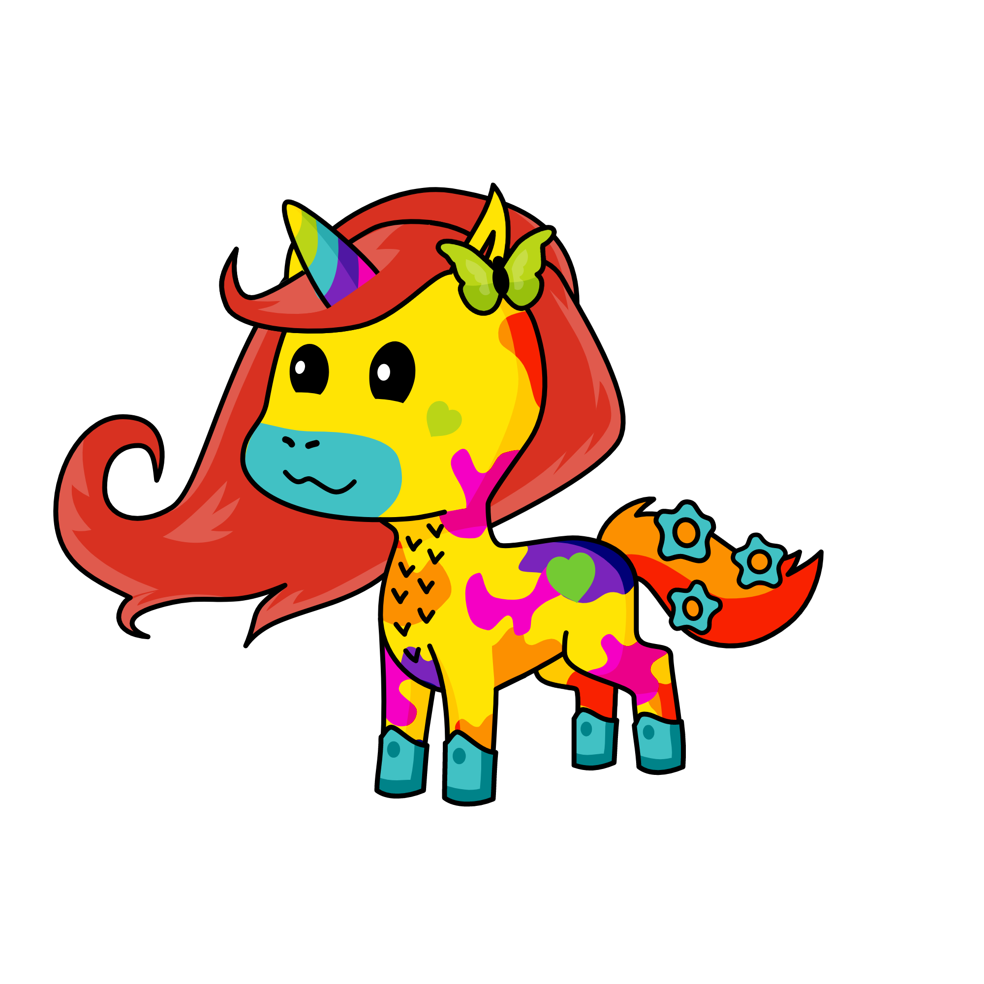 Pride, the unicorn