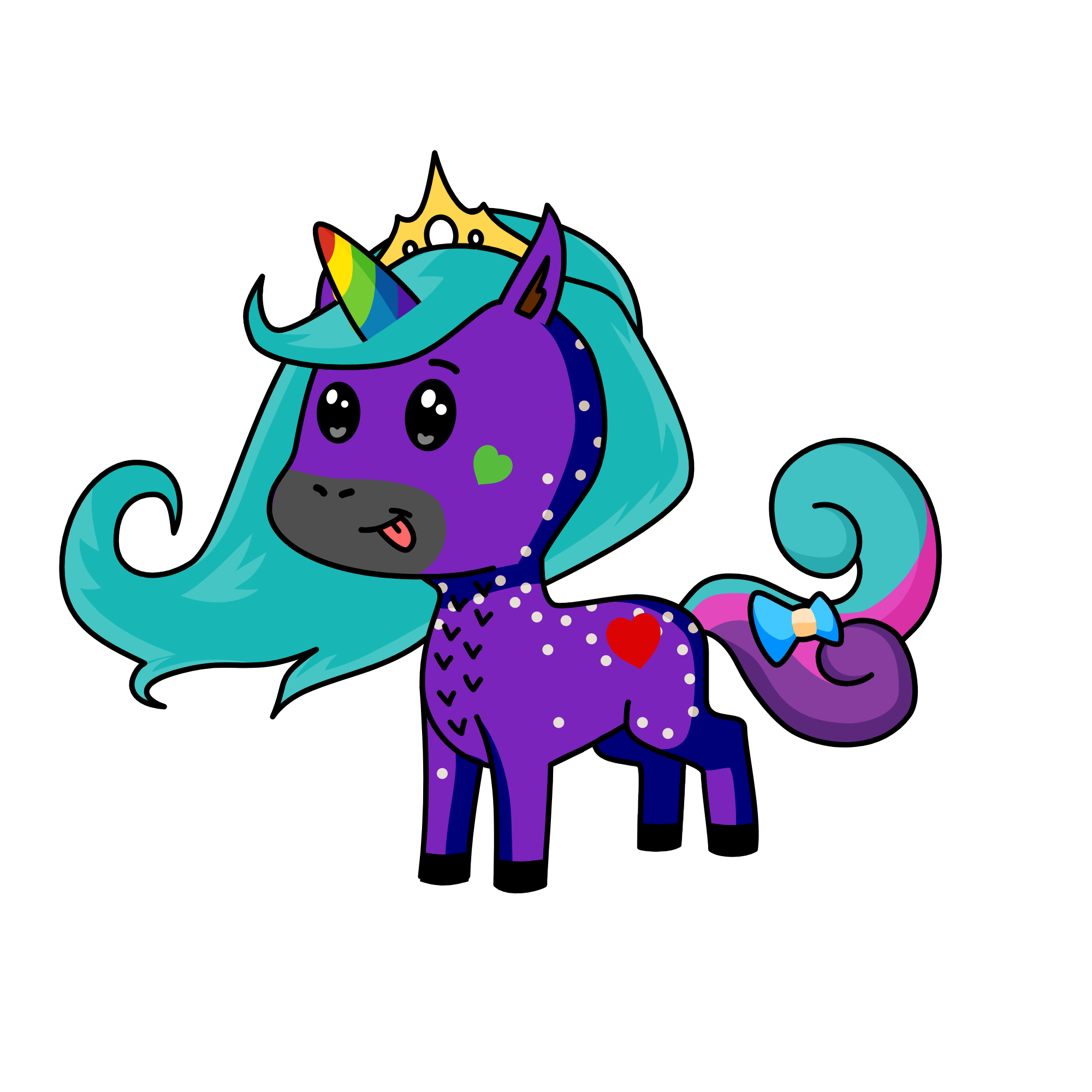 Diamante, the unicorn