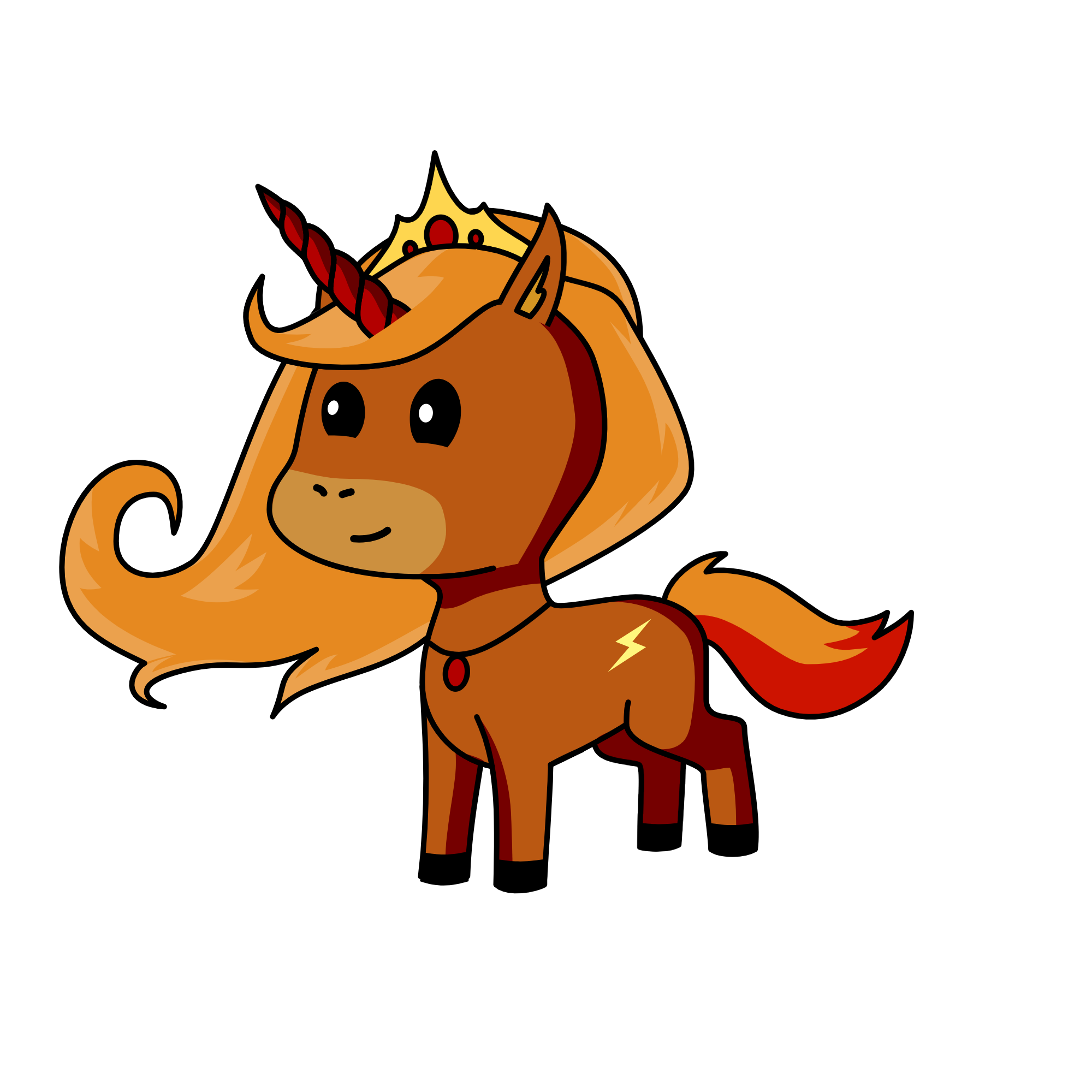 Sandy, the unicorn