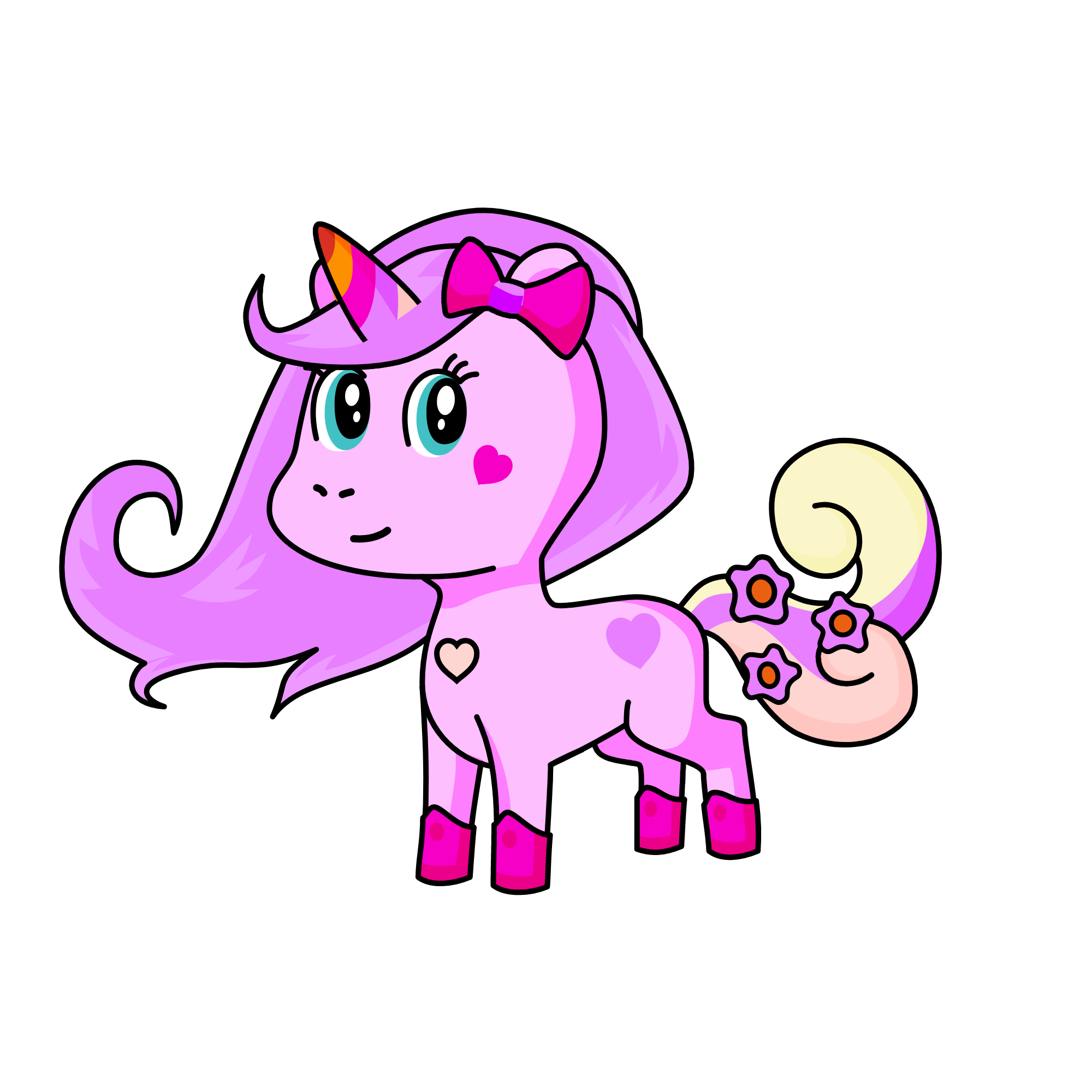 柔1, the unicorn
