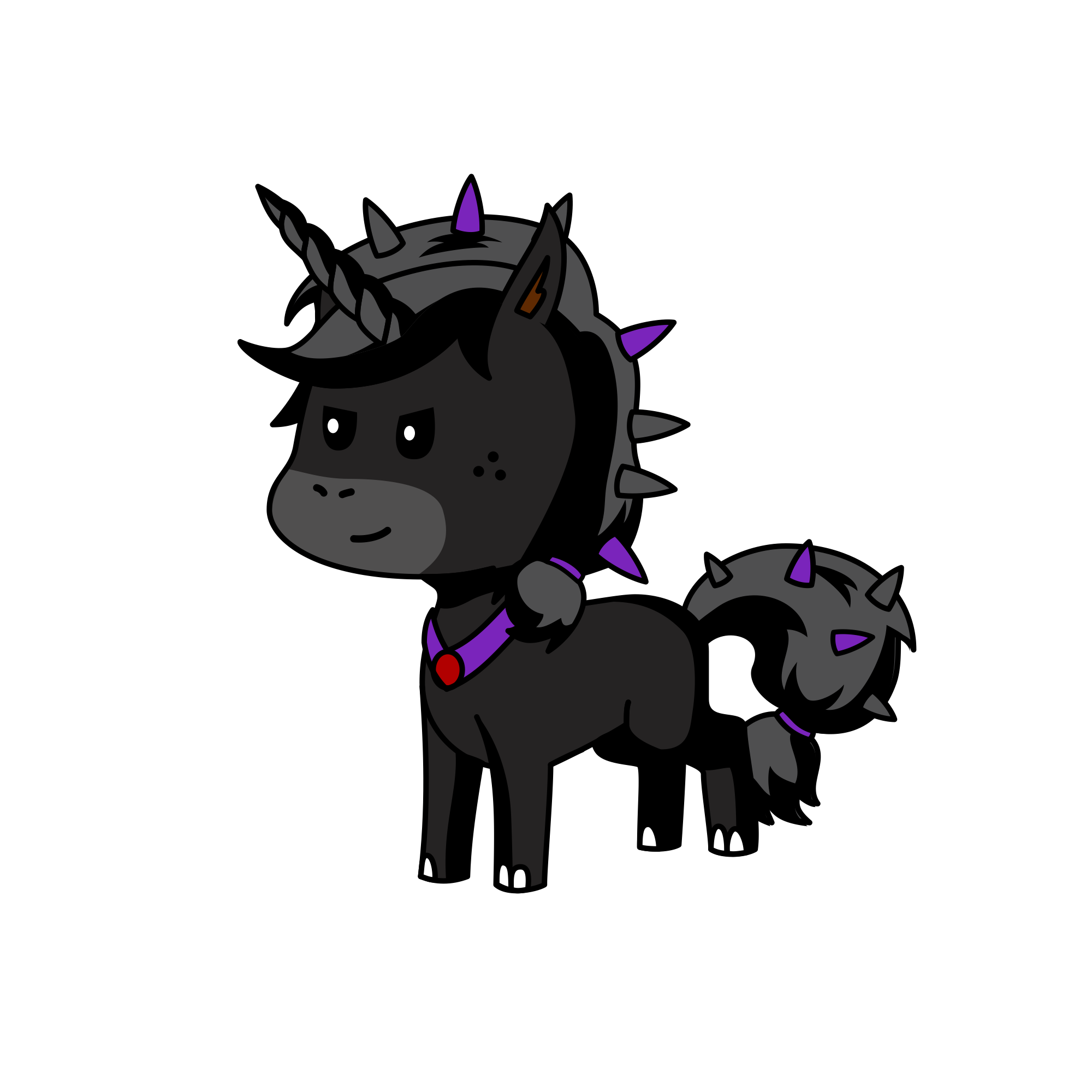 Moonlight, the unicorn