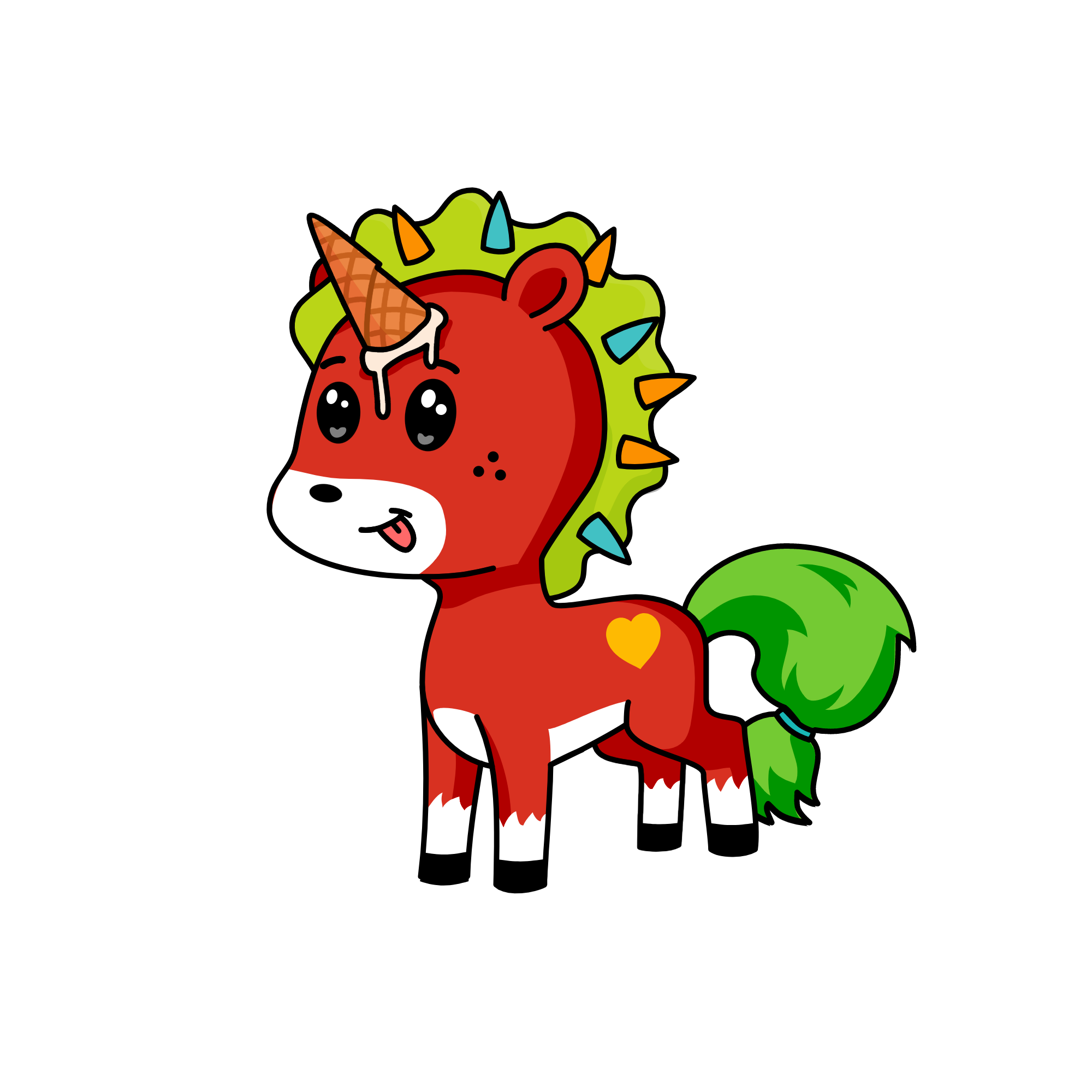 Candy, the unicorn
