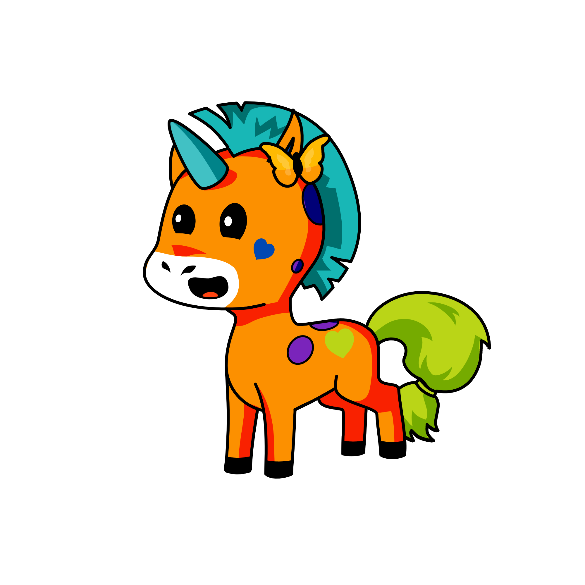 Sunshine, the unicorn