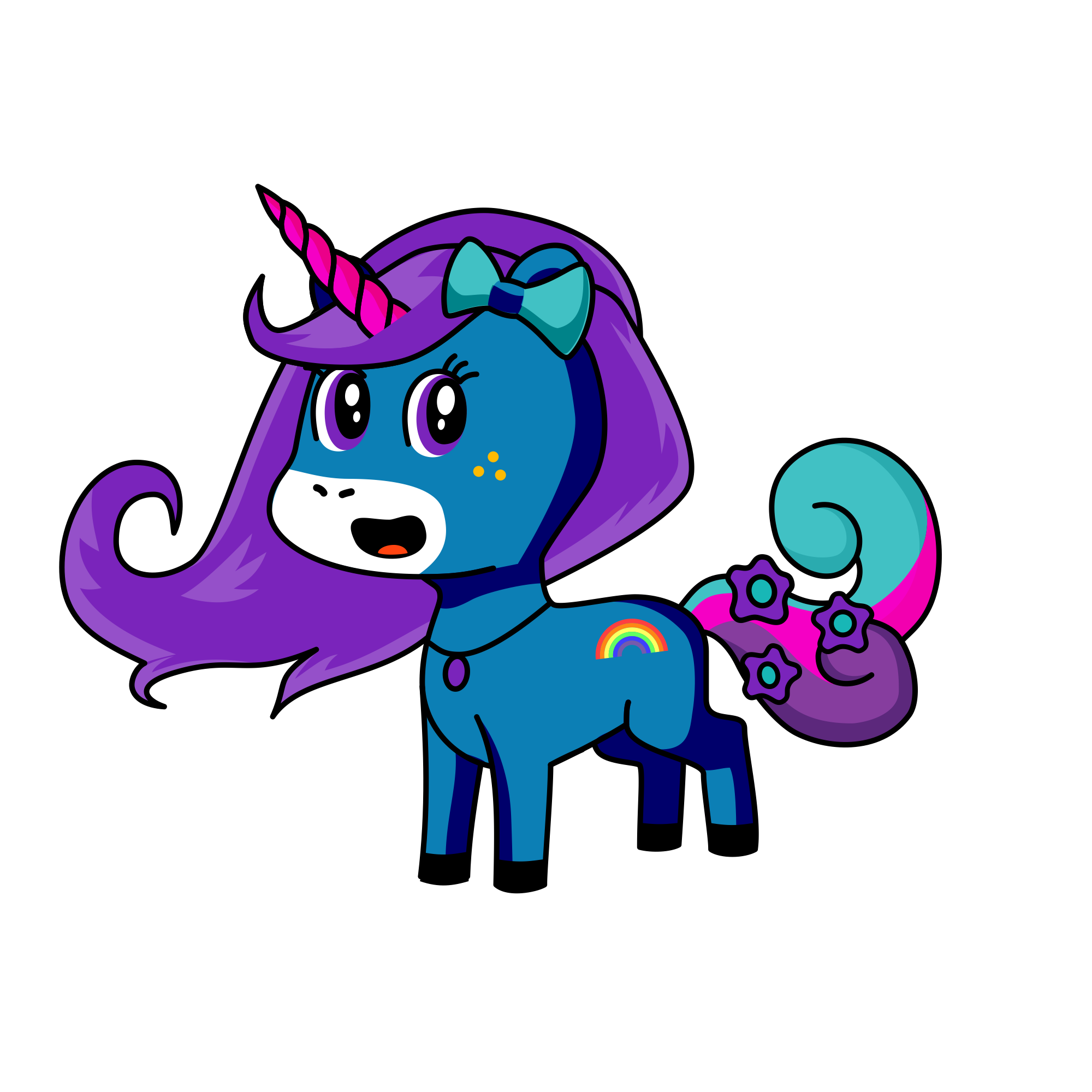 Crystal, the unicorn