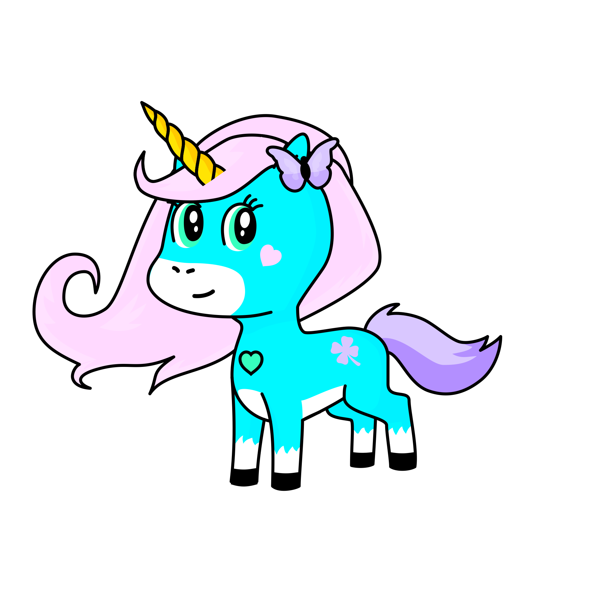 girl, the unicorn