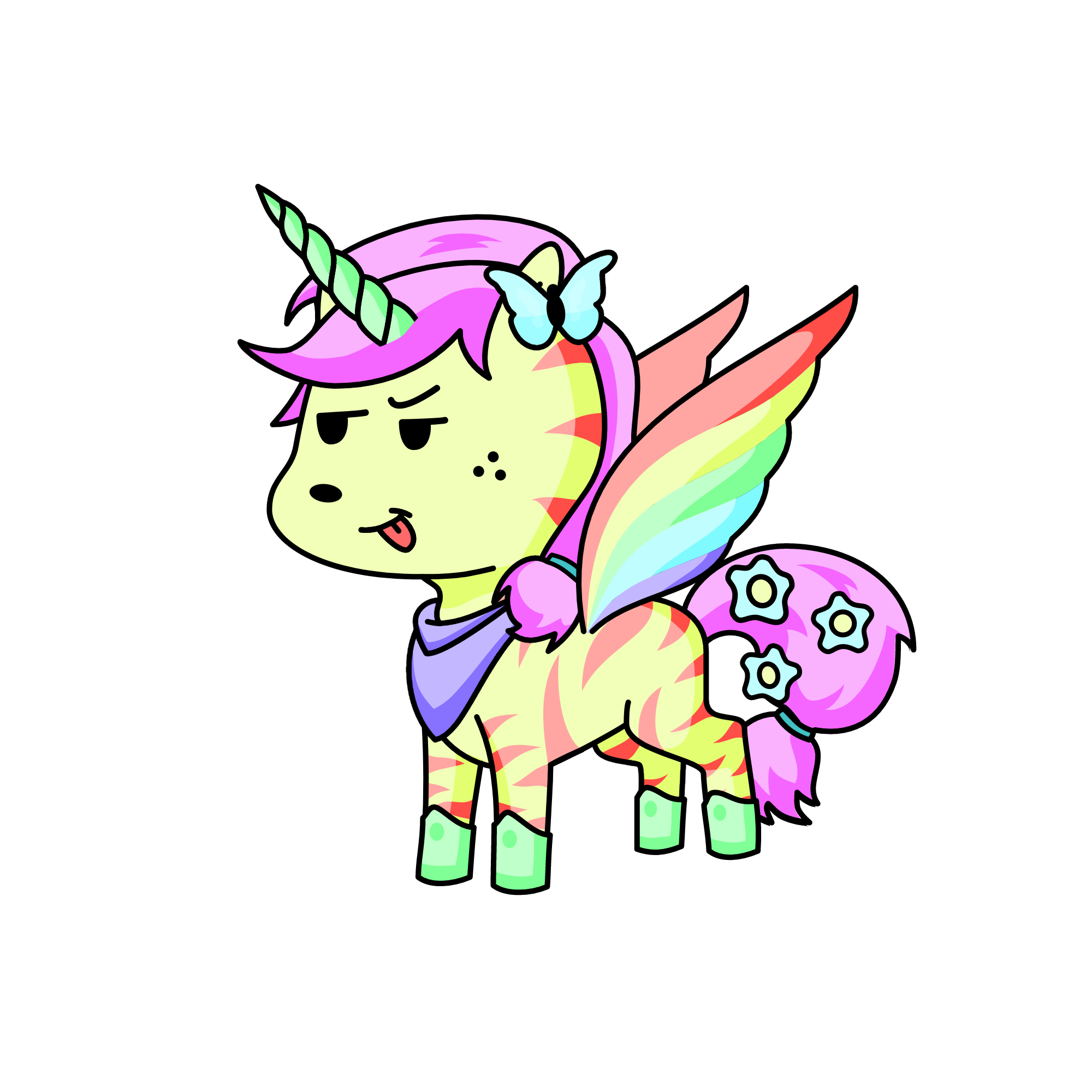 Pastella, the unicorn