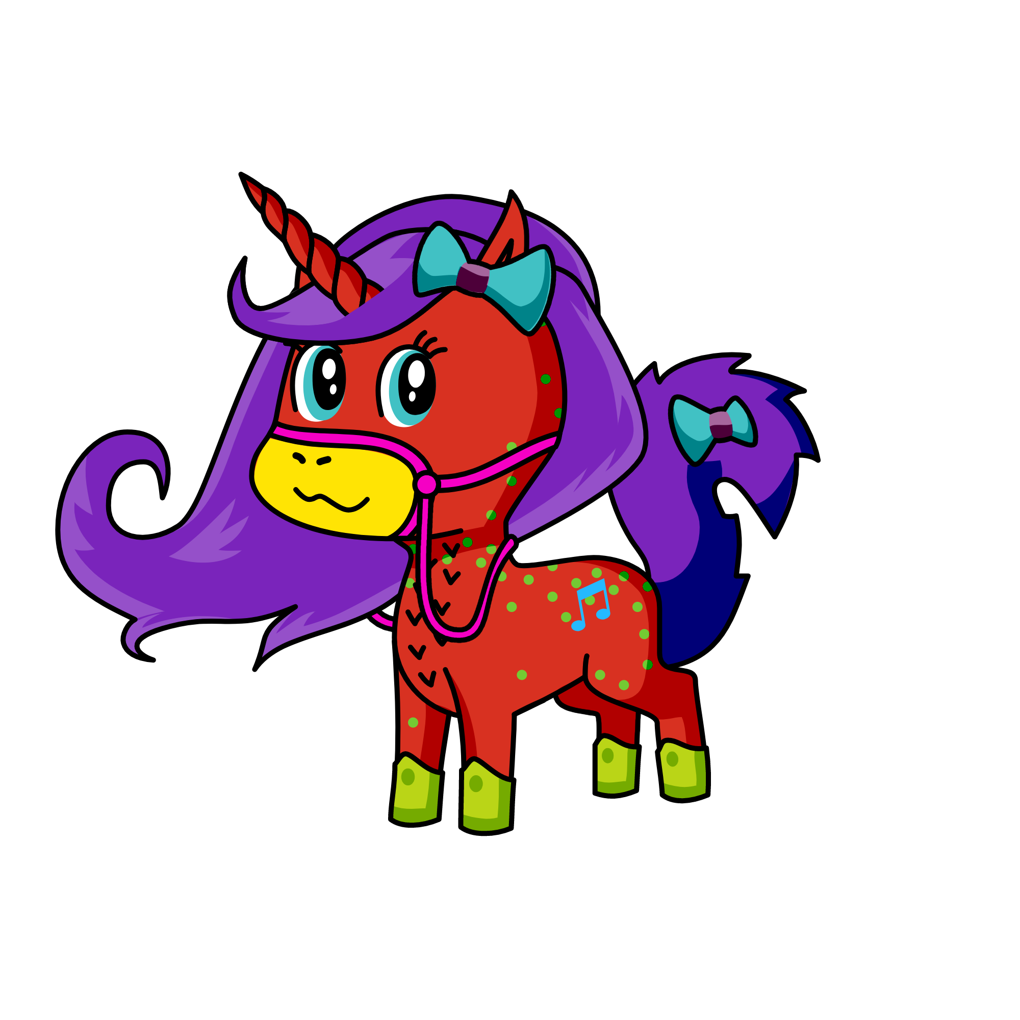 Brillitos, the unicorn