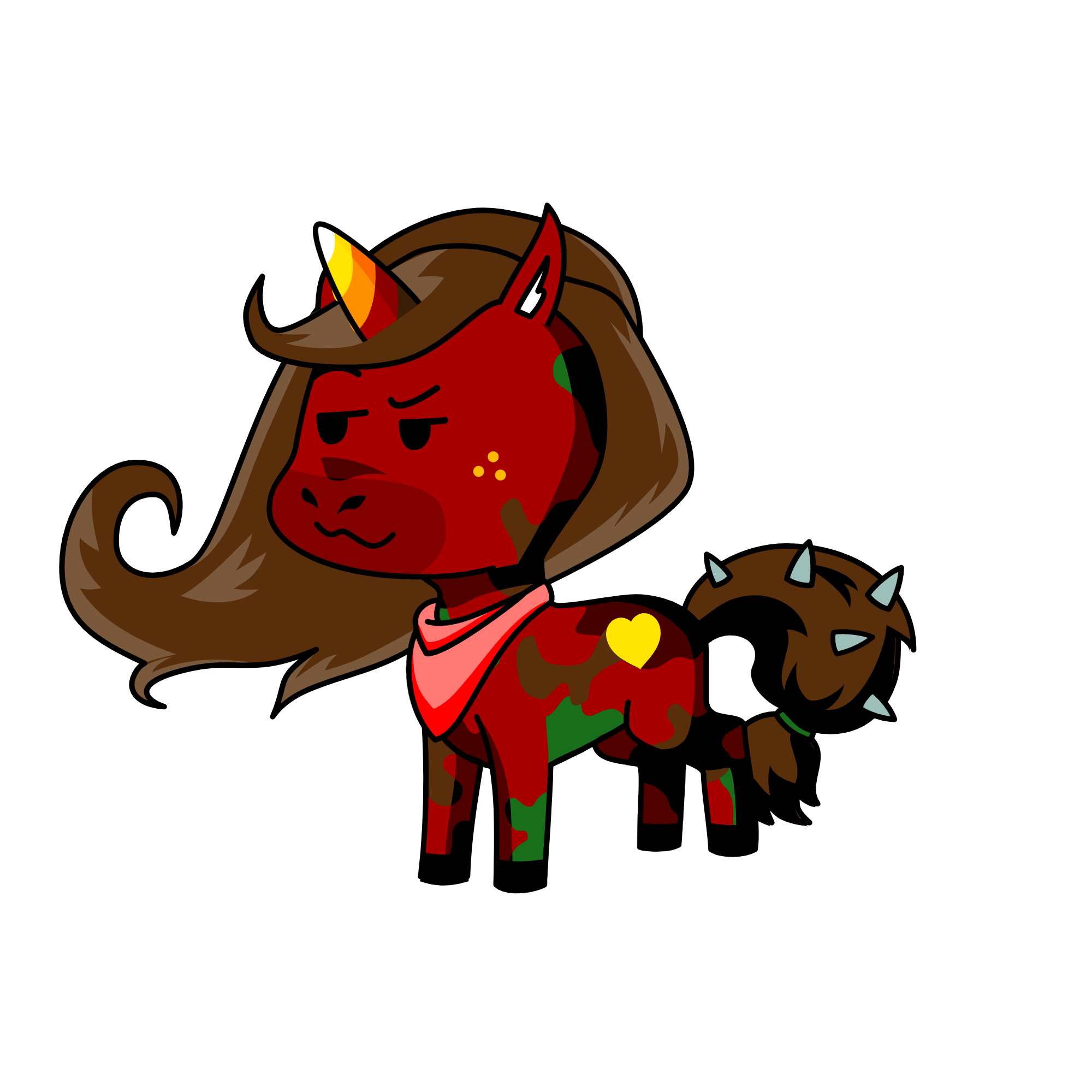 Lumber-Hunk, the unicorn