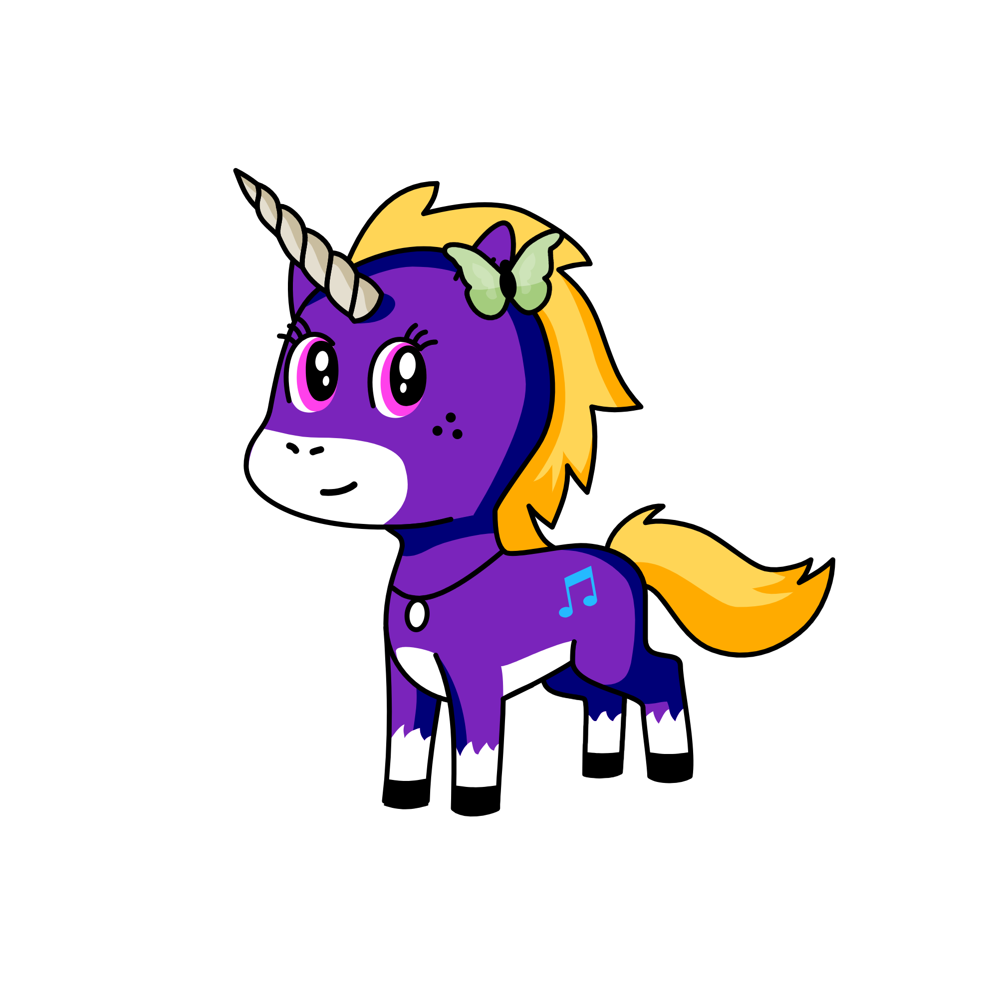 melody, the unicorn