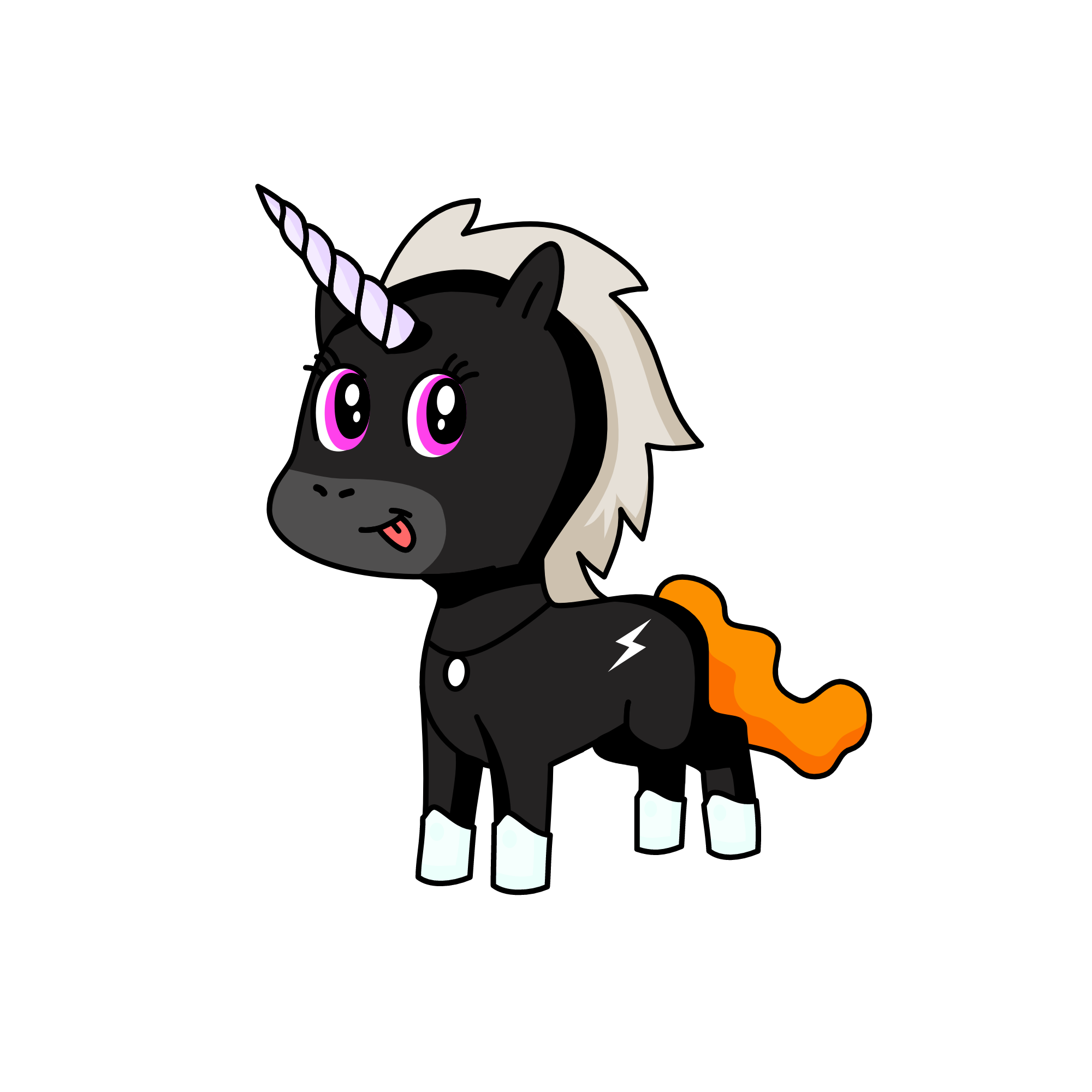 Moonlight, the unicorn