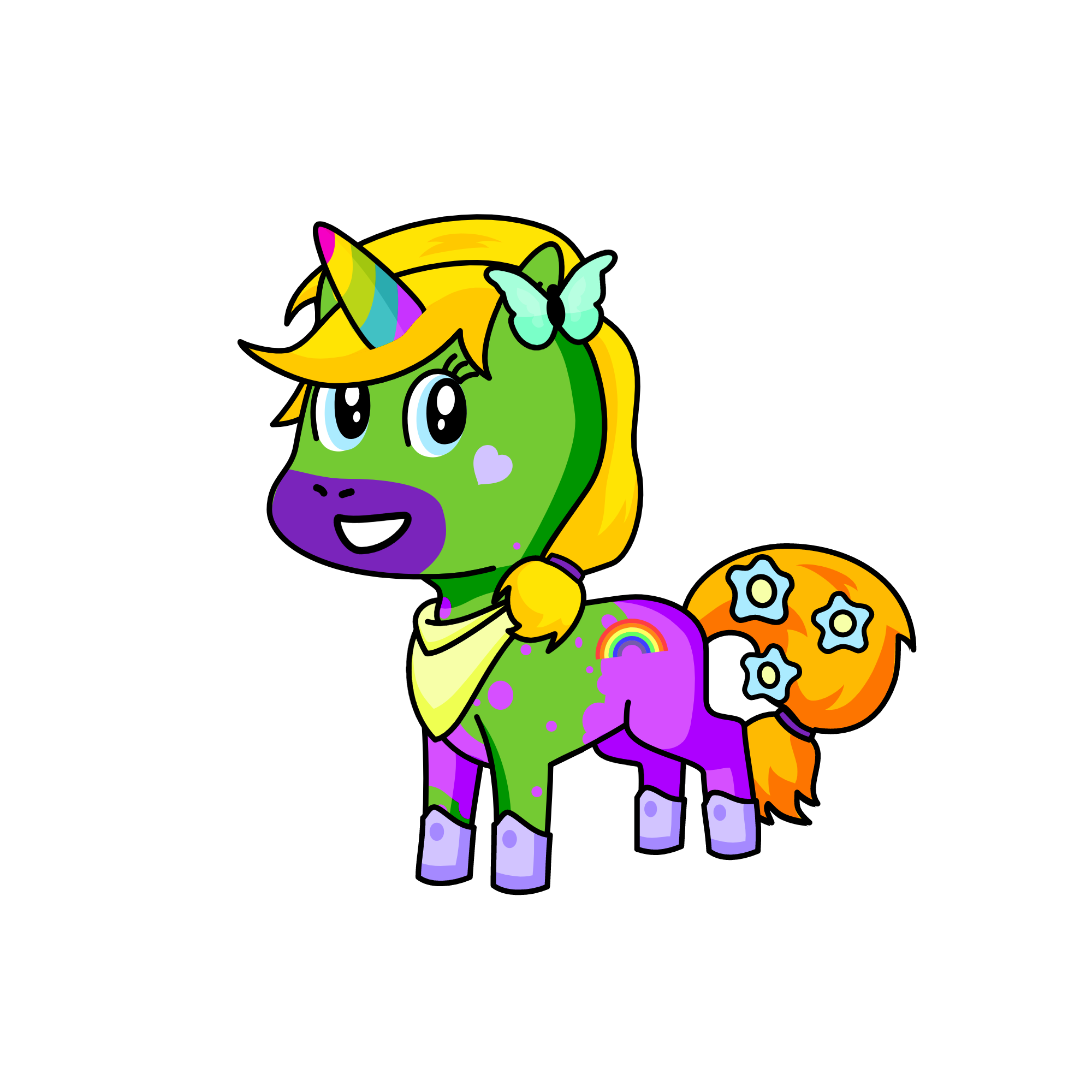 Sprankle Tat's, the unicorn
