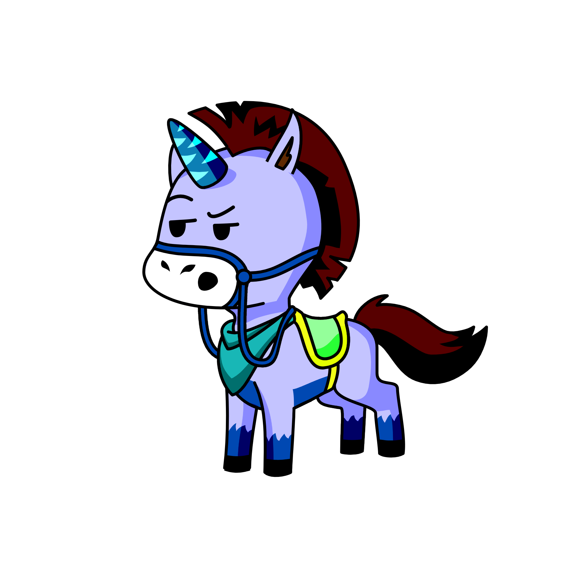 moon night, the unicorn