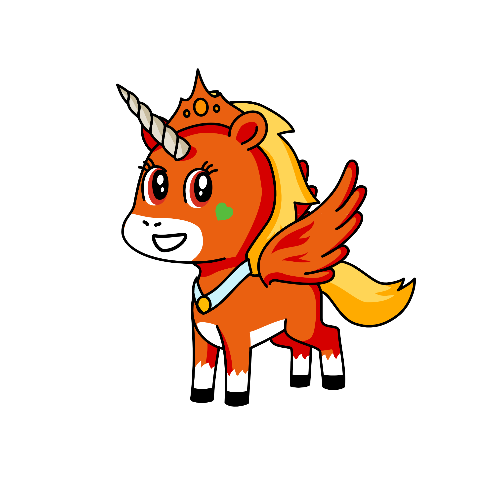 Shiny, the unicorn