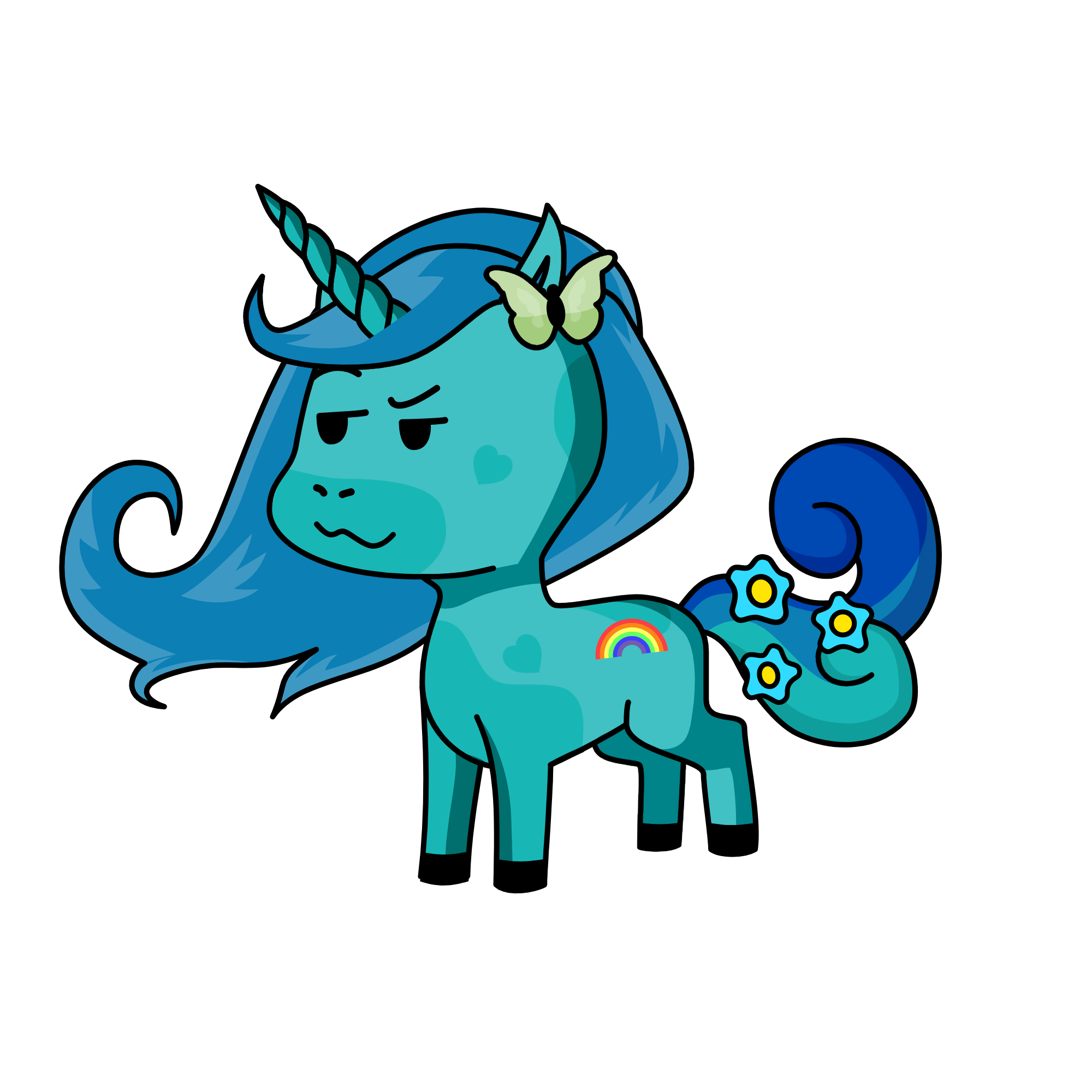 Crystal, the unicorn
