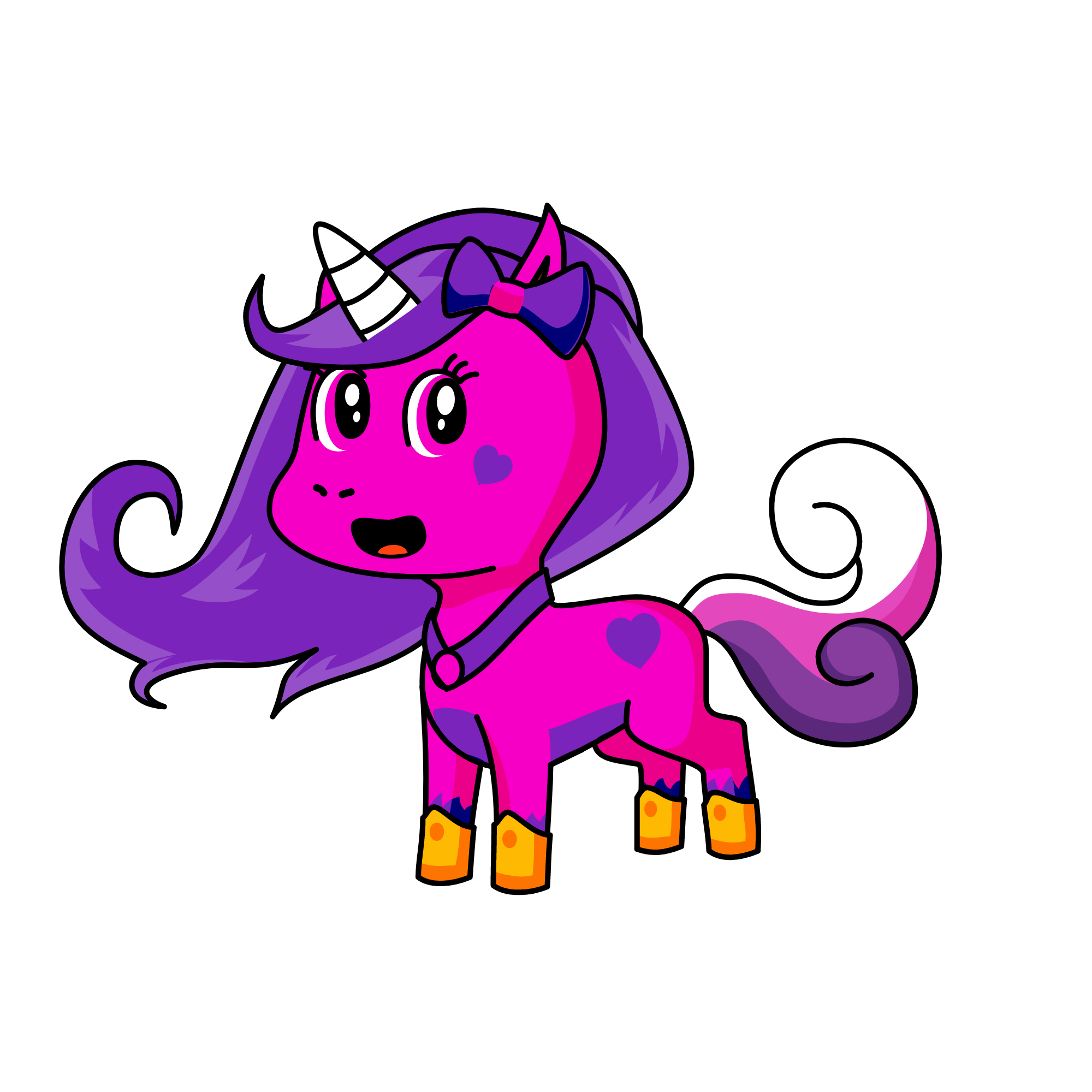 Peppy, the unicorn