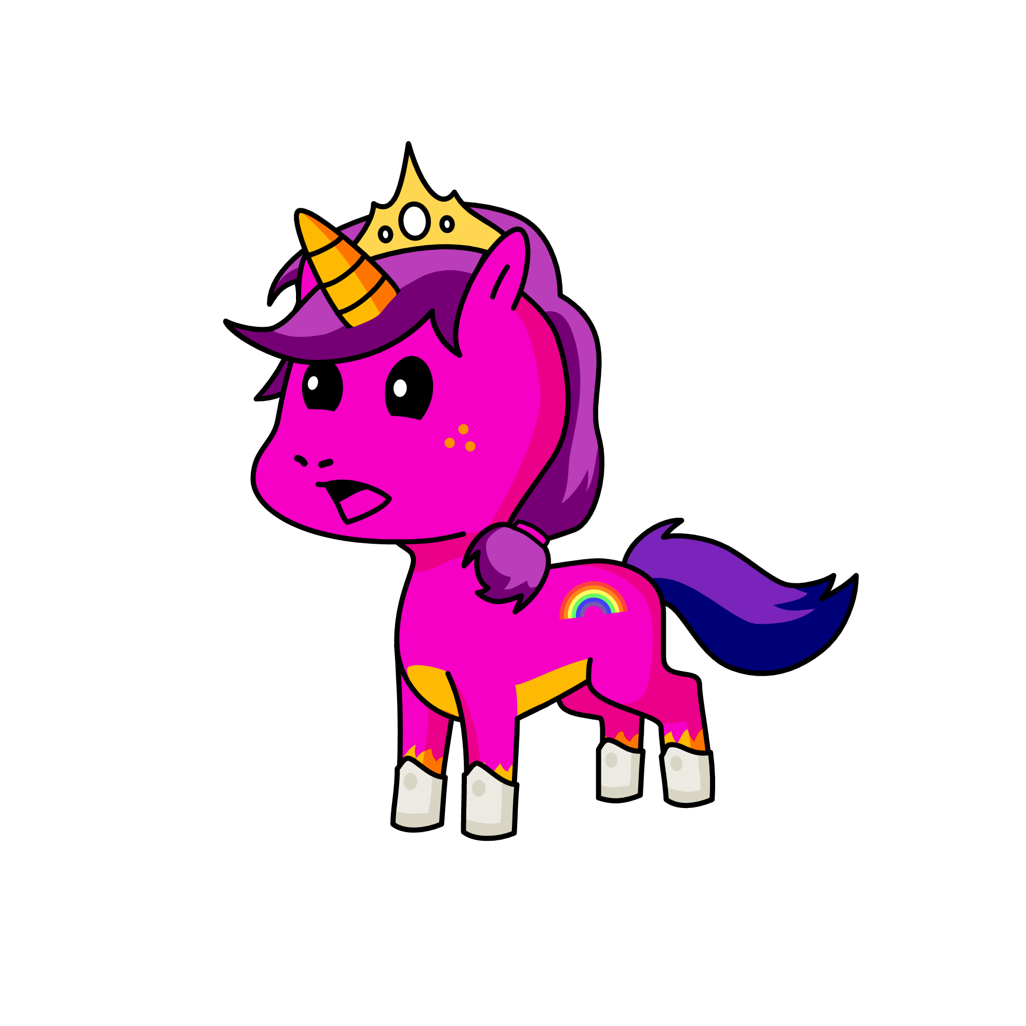army y blink, the unicorn