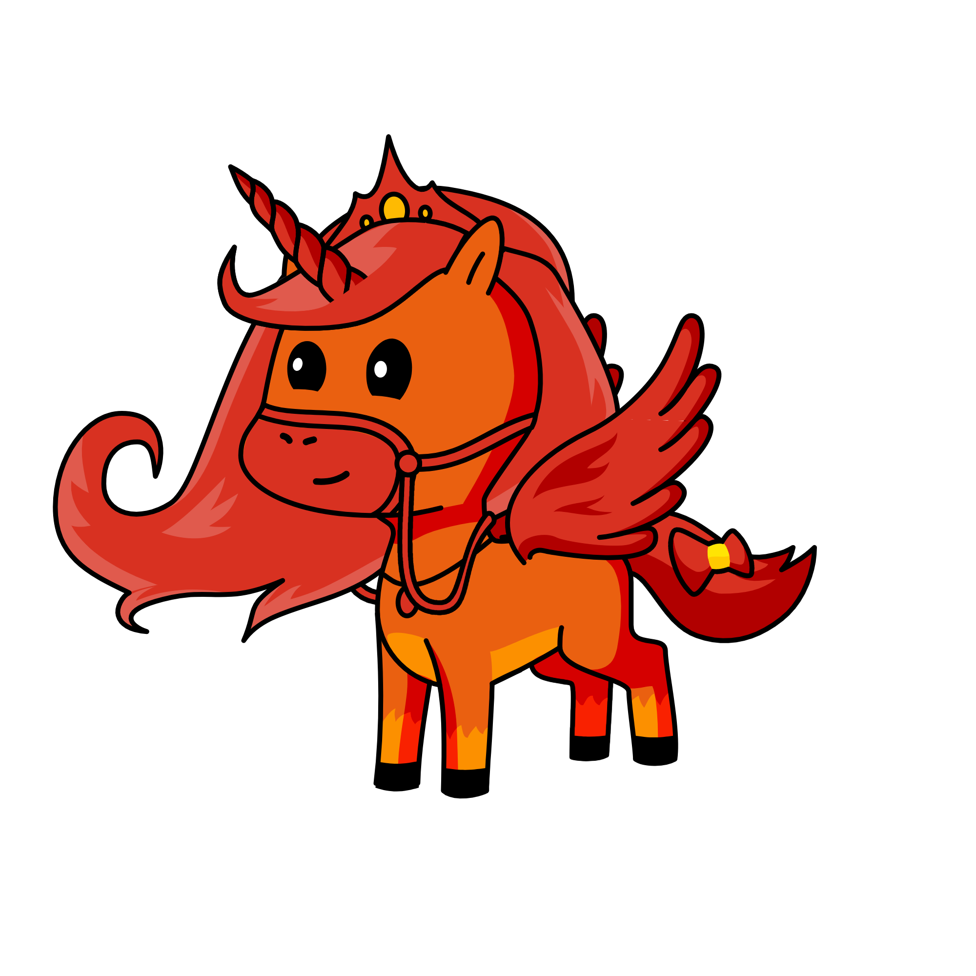 queen fire heart, the unicorn