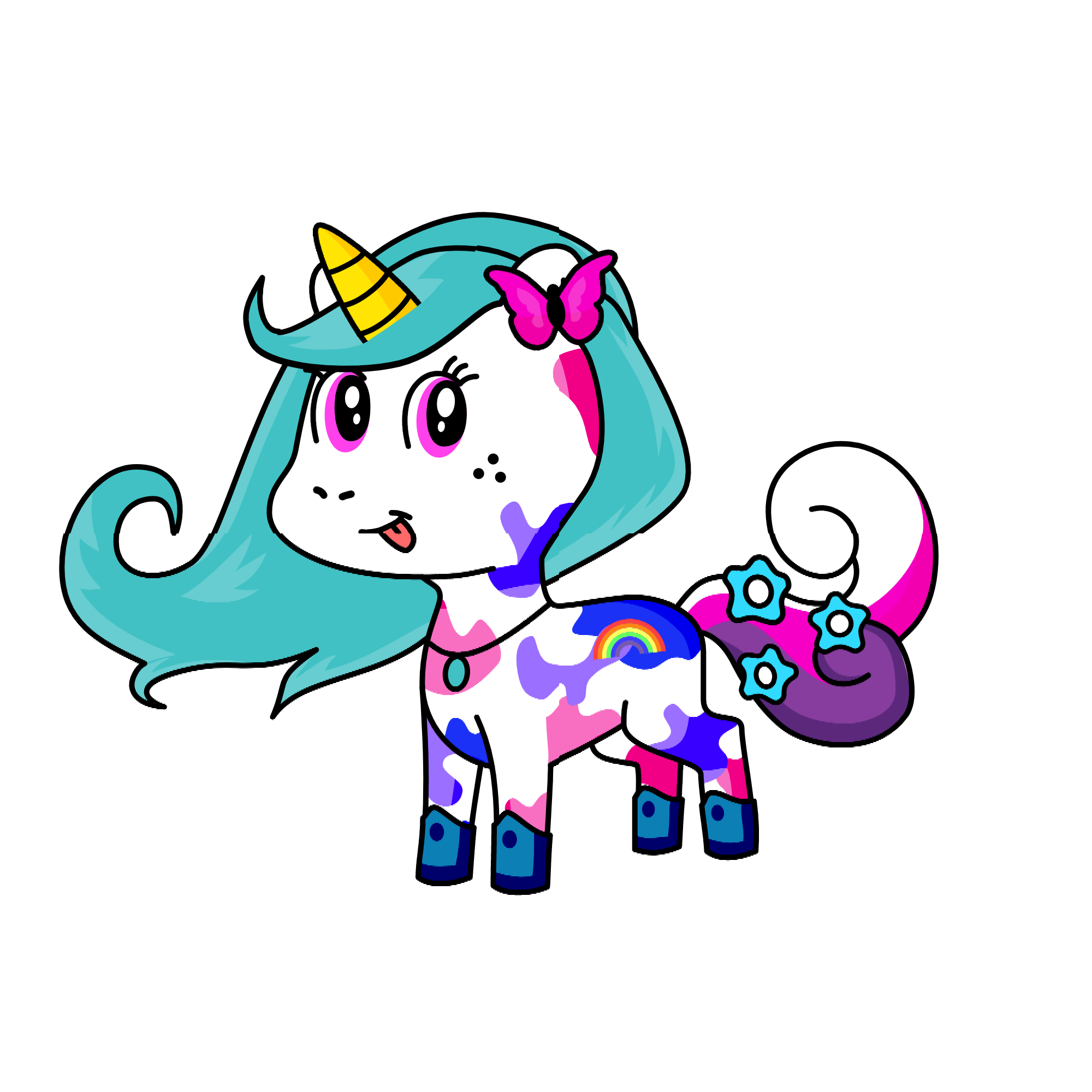 Nieve, the unicorn