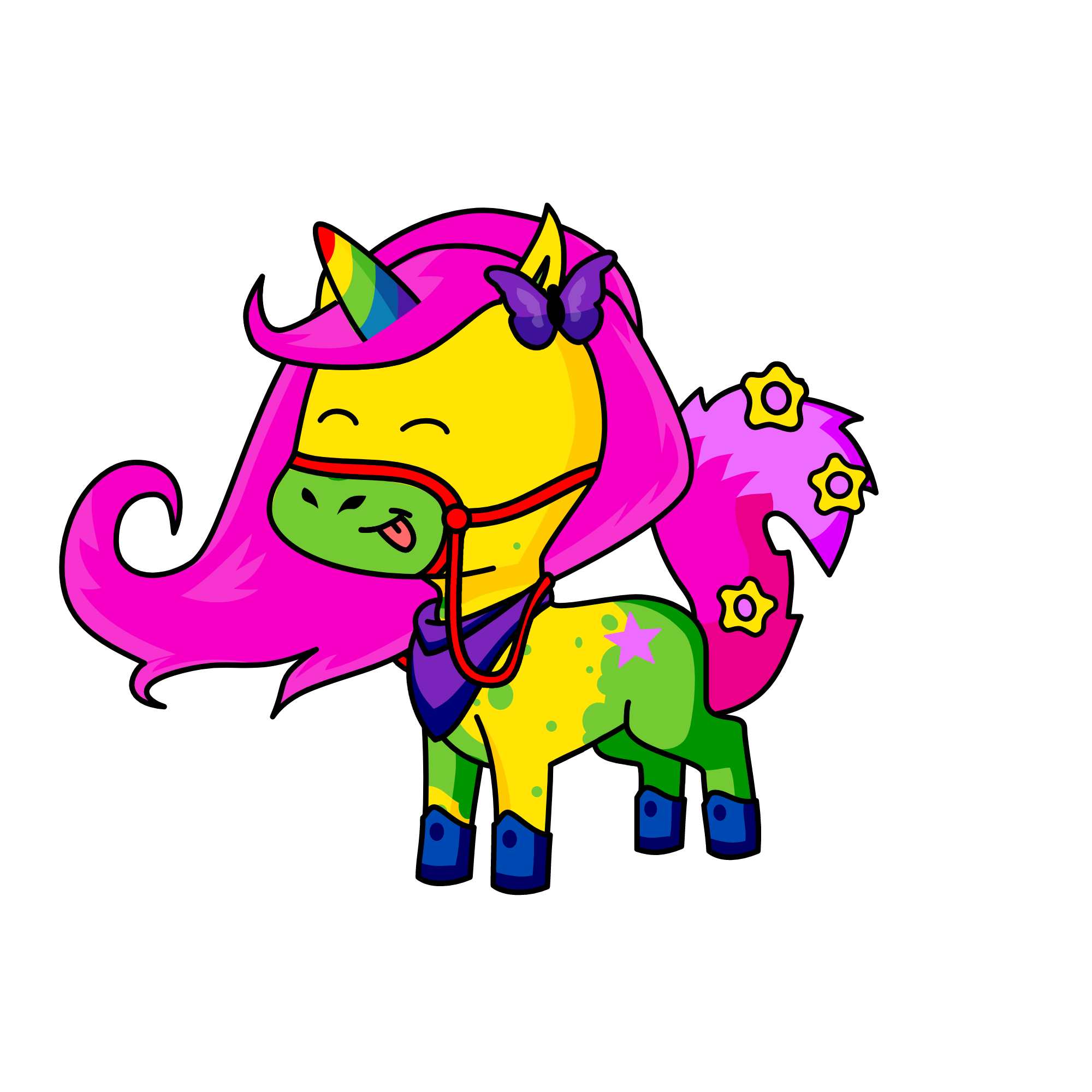Moonlight, the unicorn