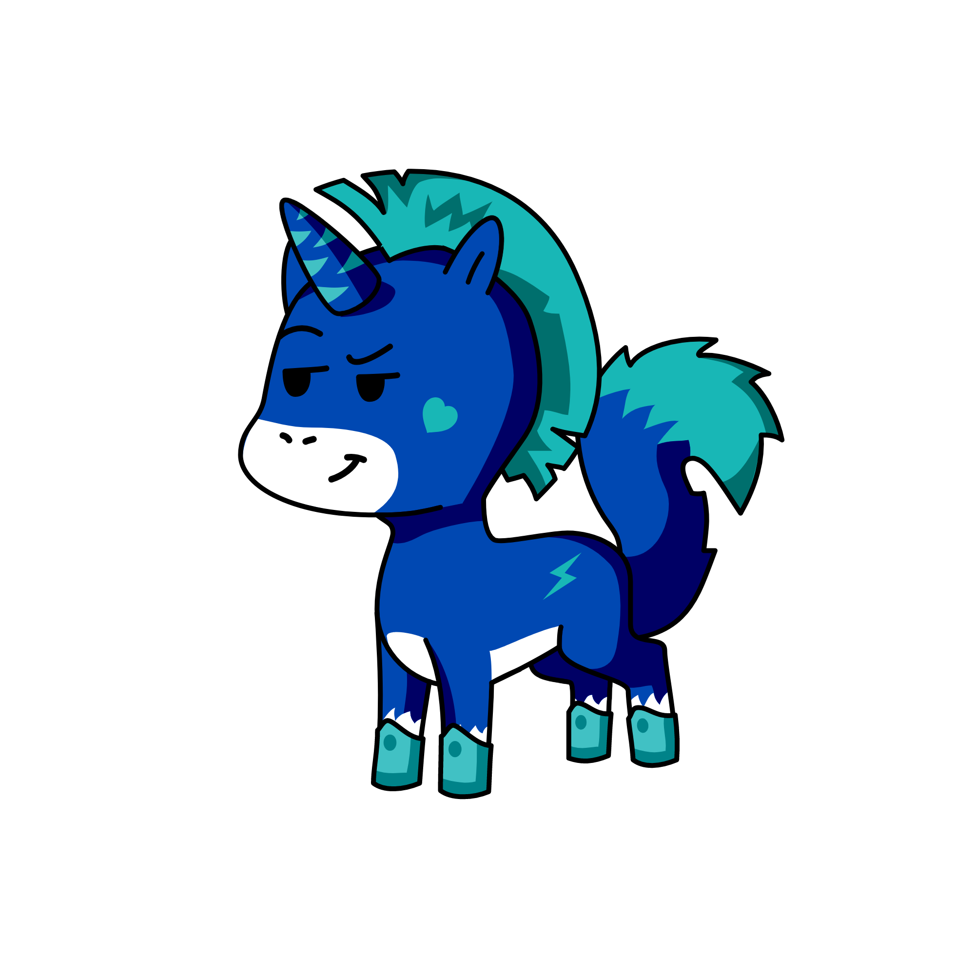 lightning, the unicorn