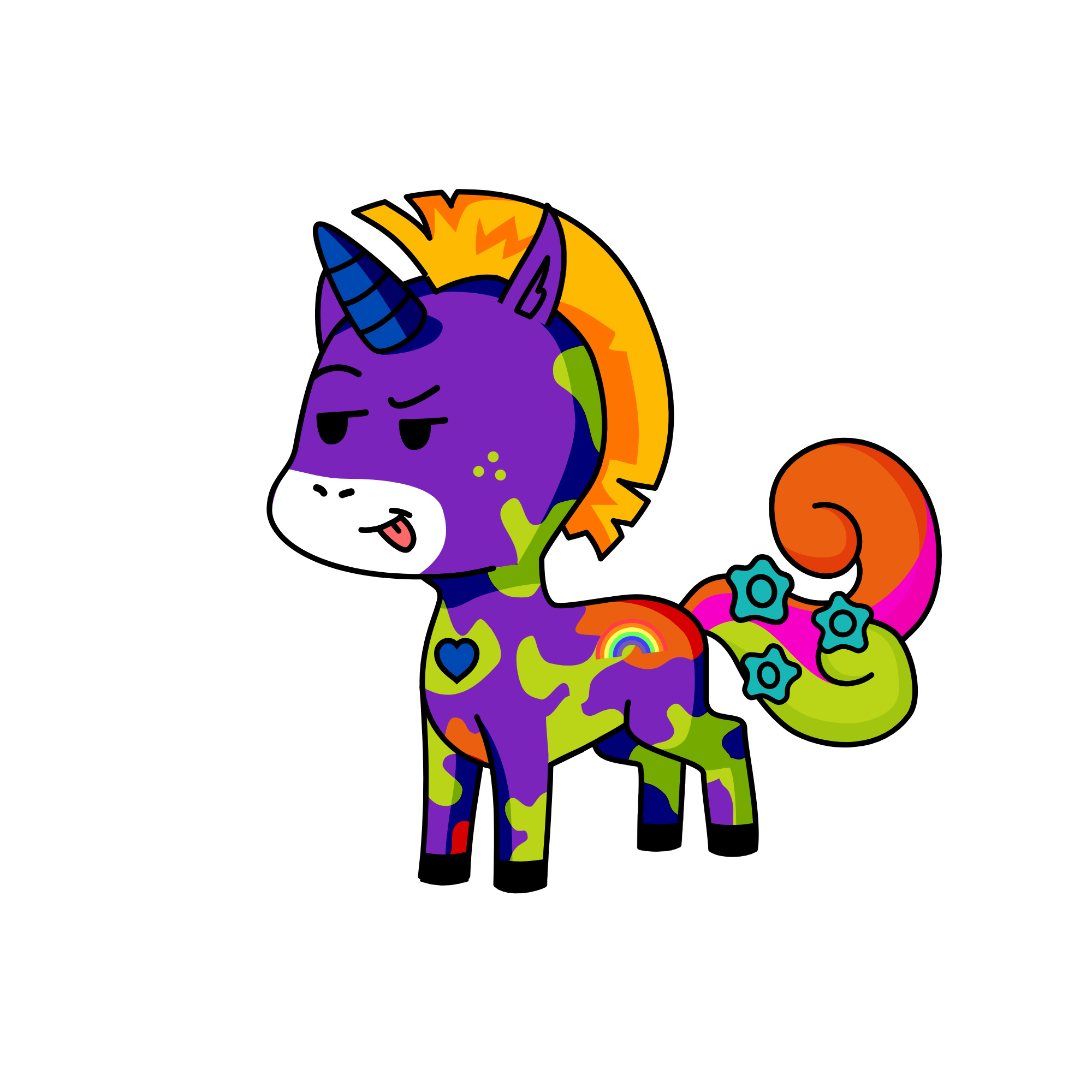 Spikes, the unicorn