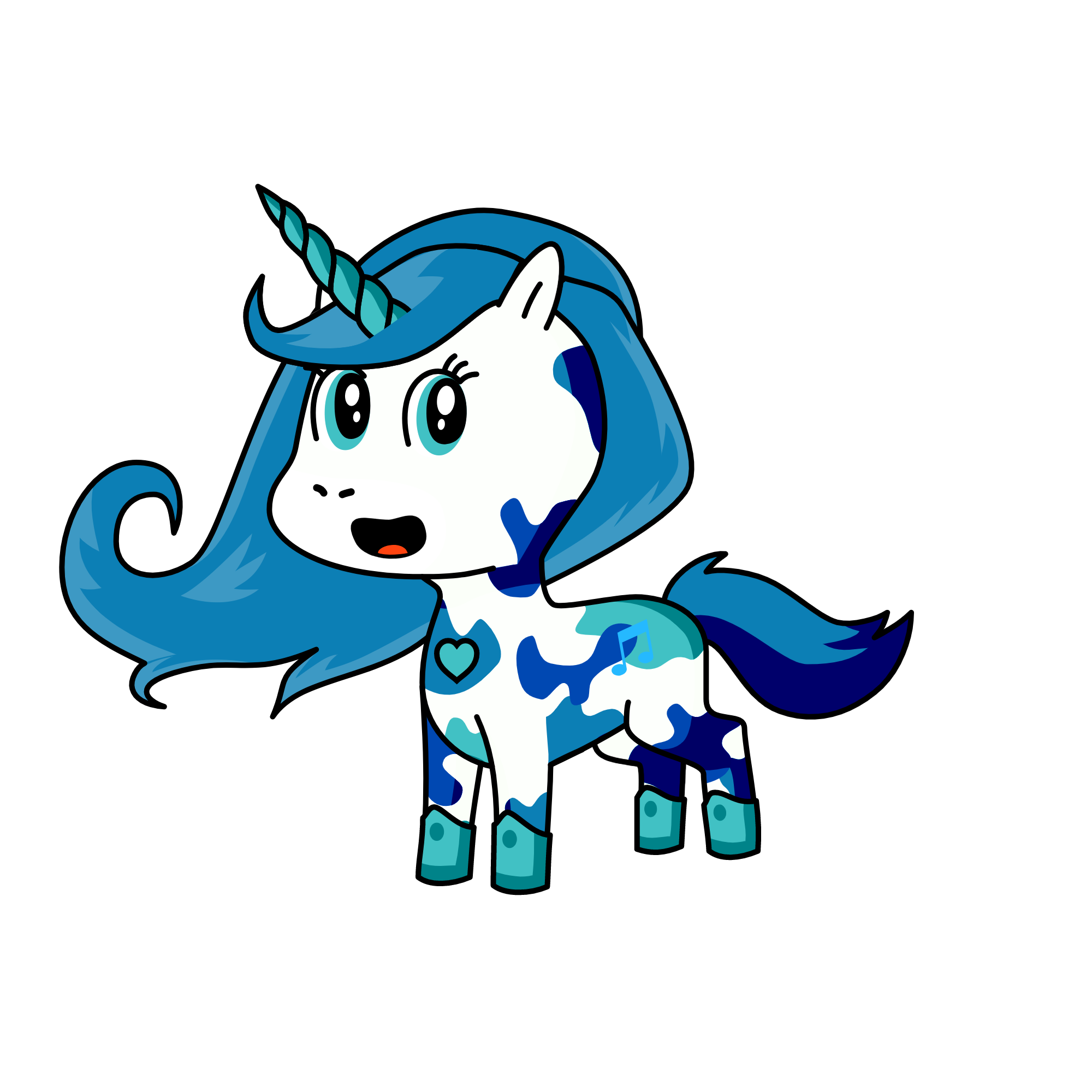 Snowy, the unicorn
