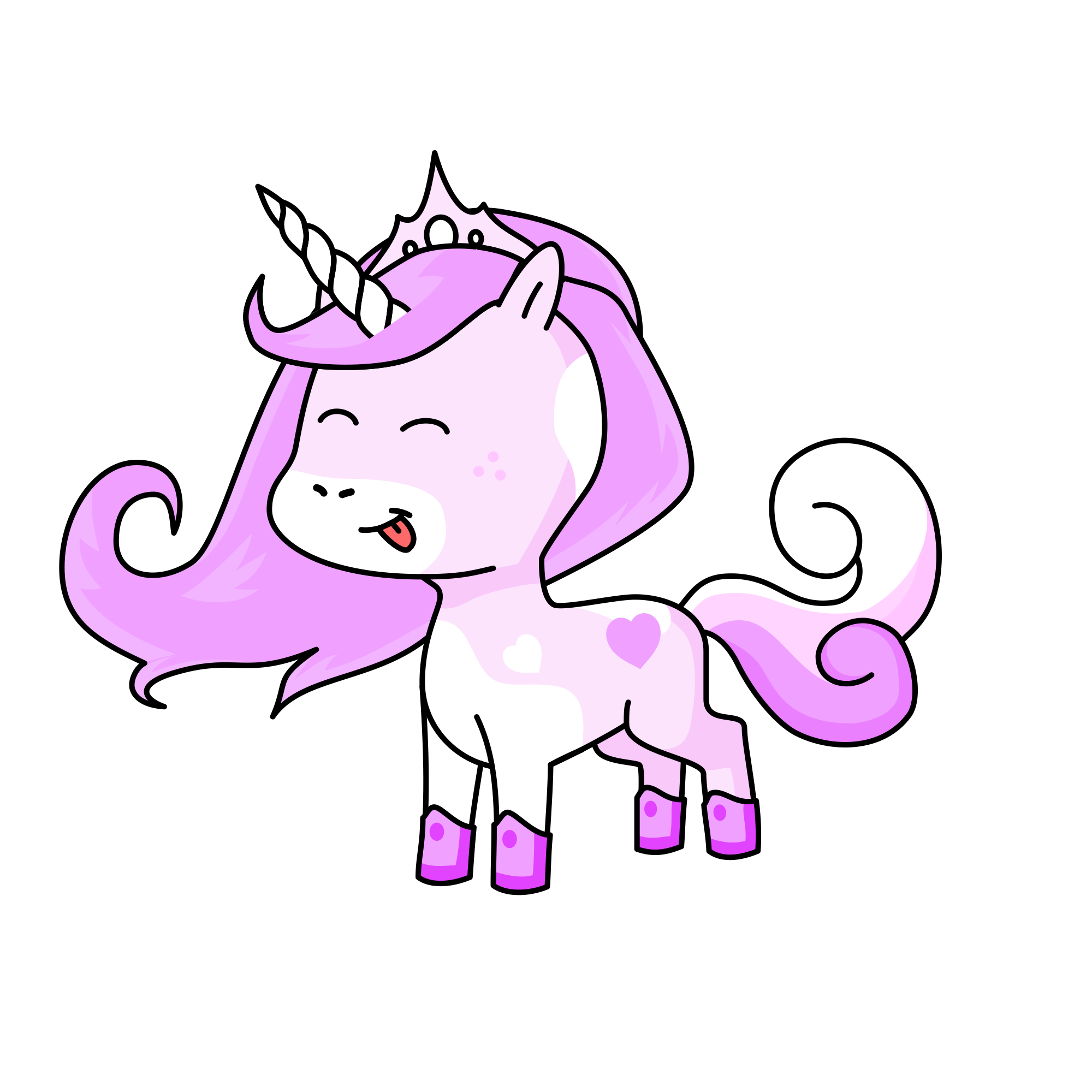 Peachyheart, the unicorn