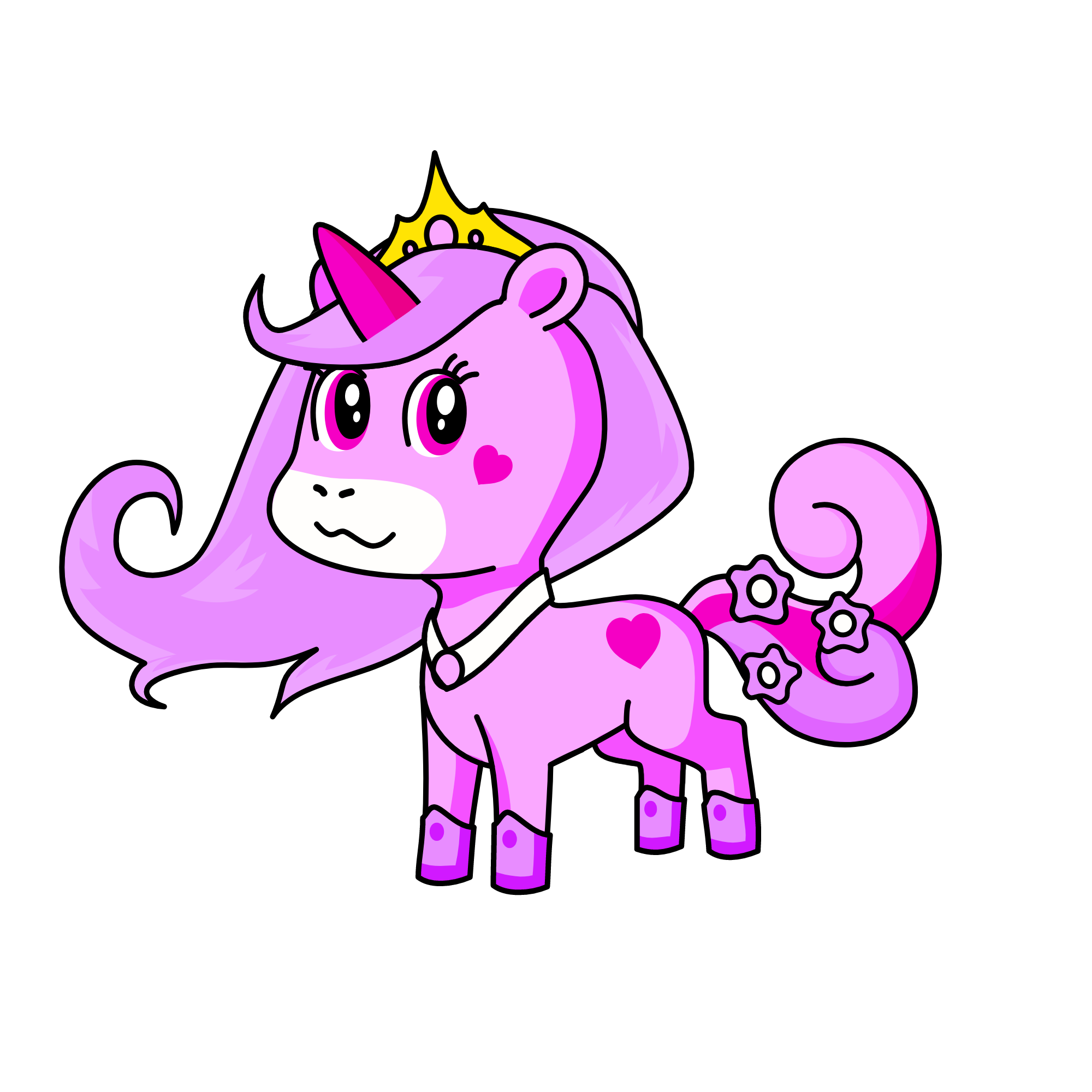 pinky, the unicorn
