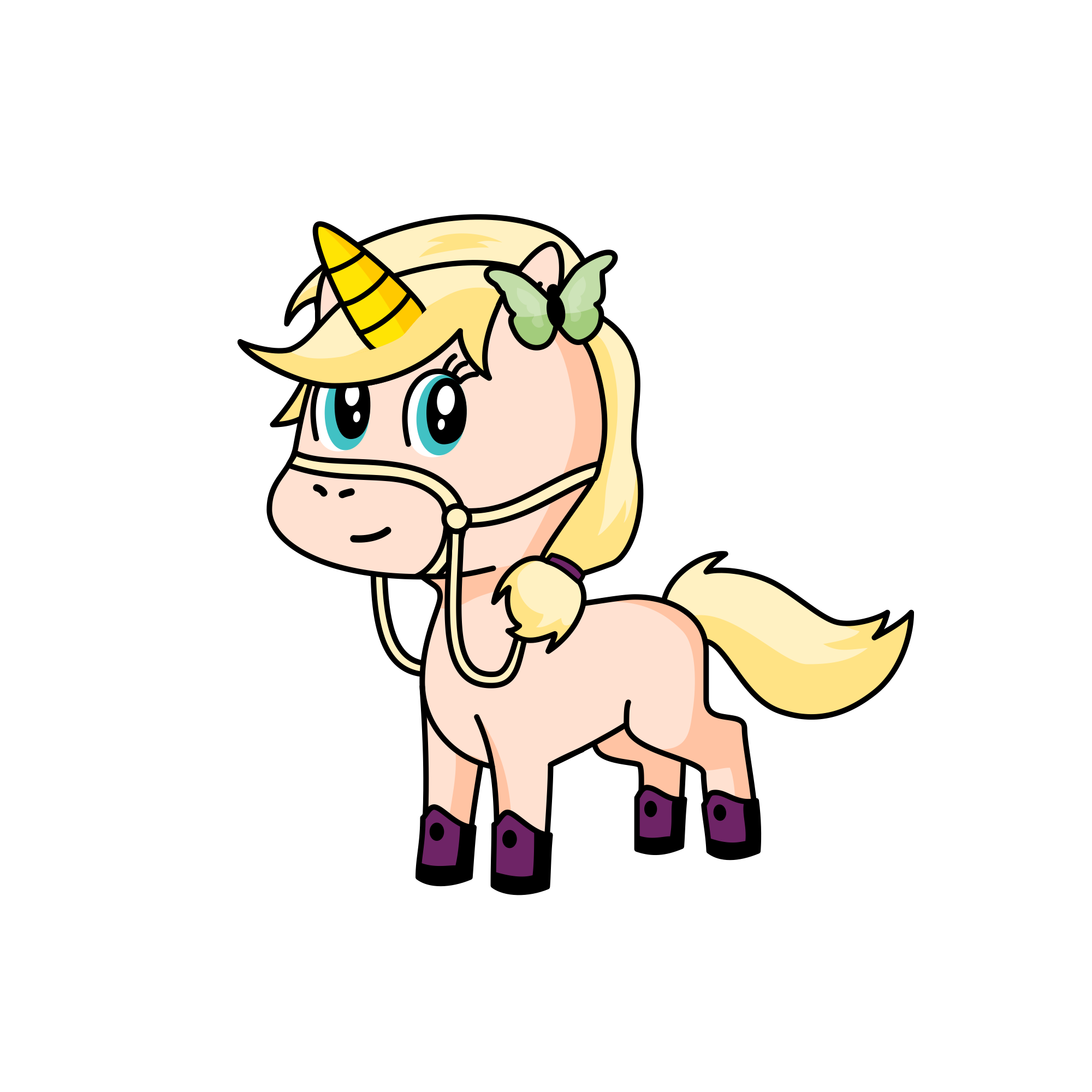 Sunrise, the unicorn