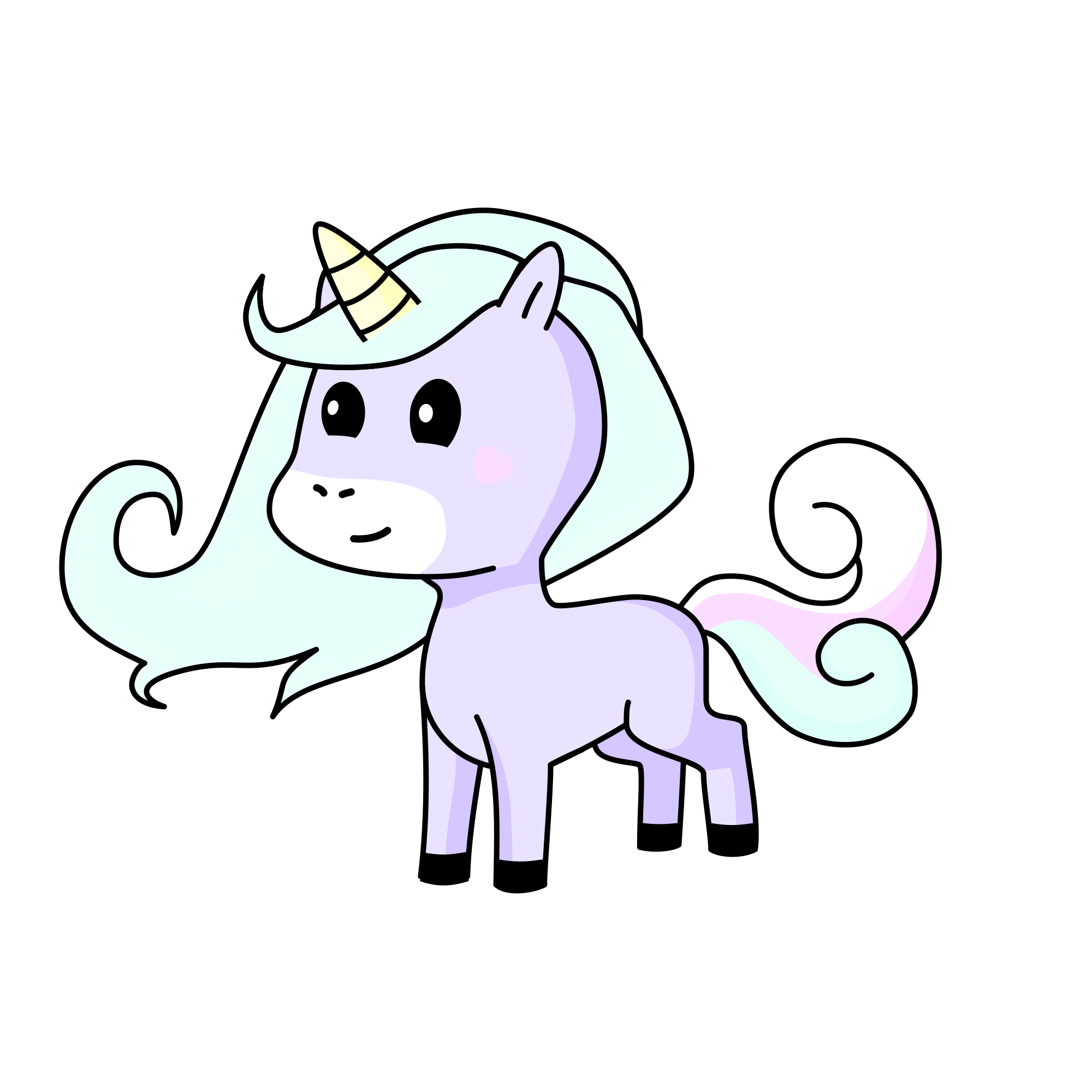 Snowy, the unicorn
