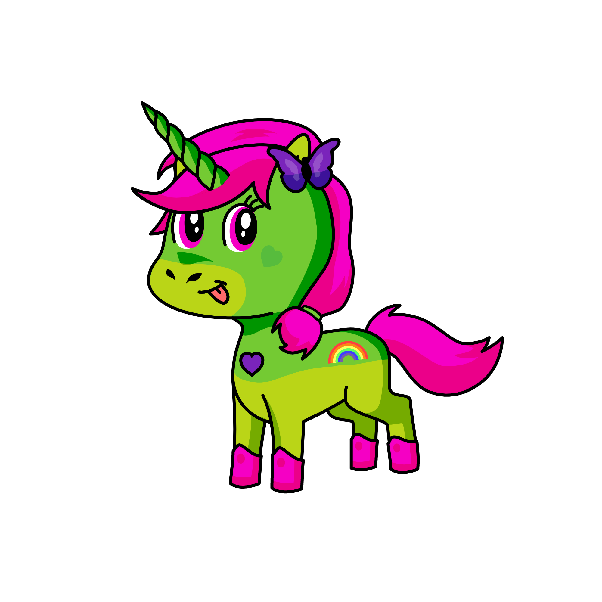 Spring, the unicorn