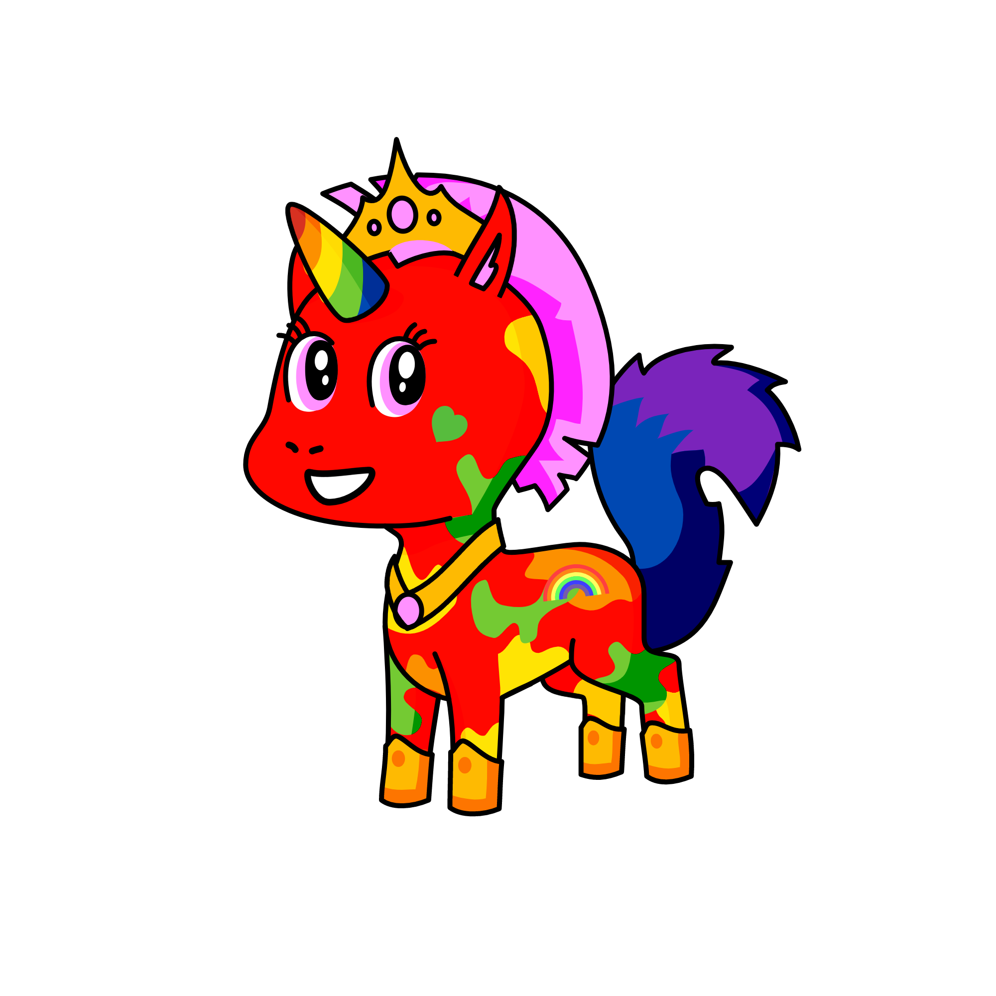 Prinsessen, the unicorn