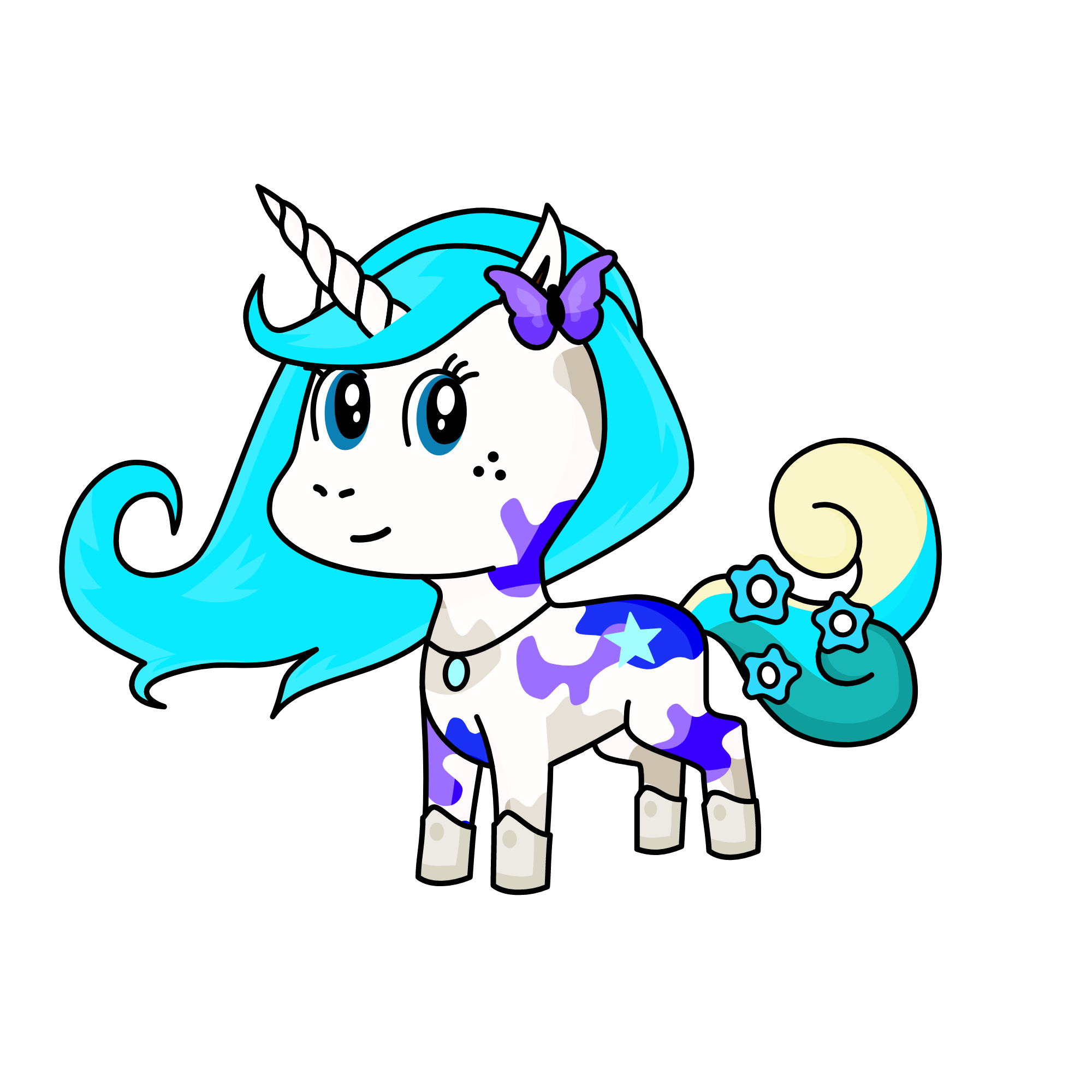 Sky, the unicorn