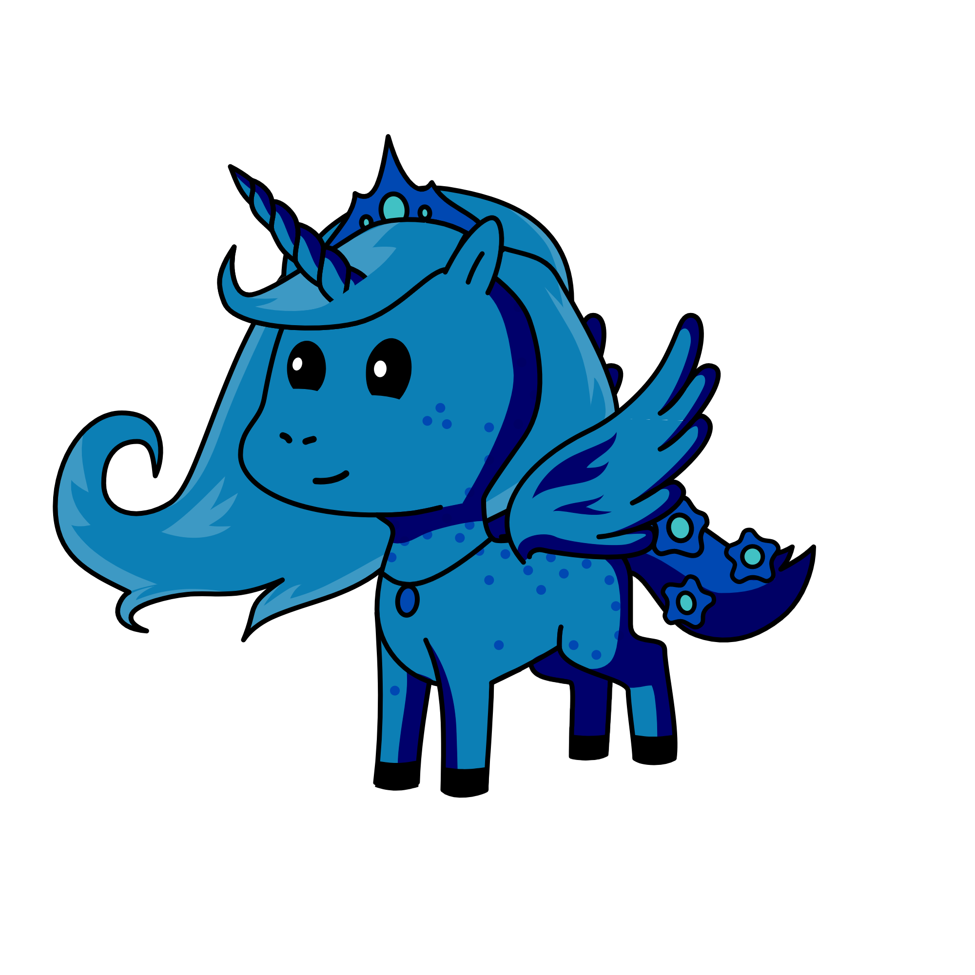 queen bluestar, the unicorn