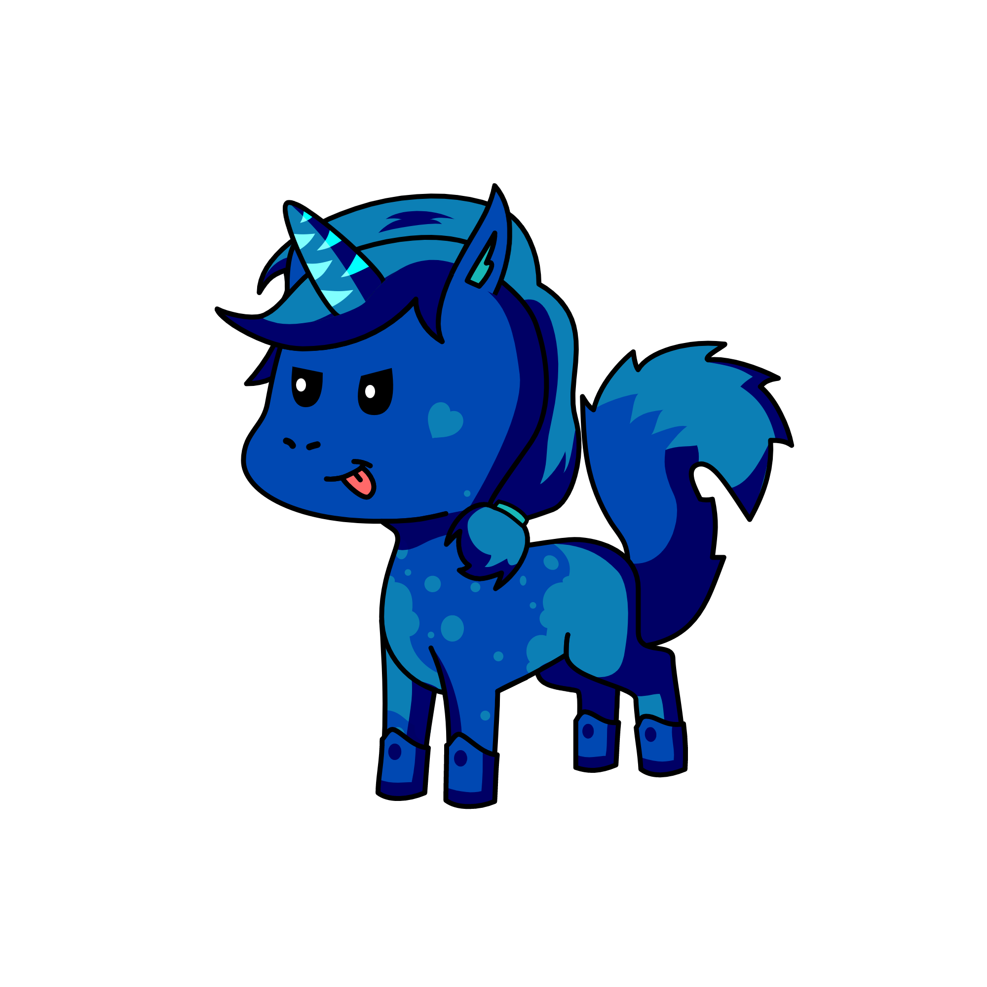 Saly, the unicorn