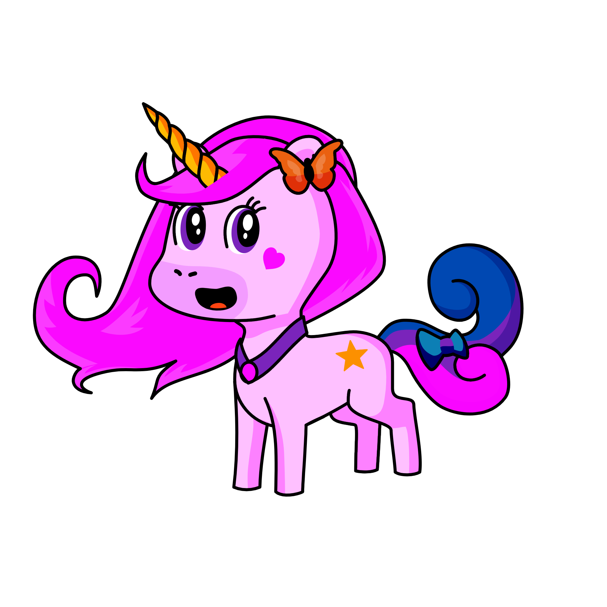 Pinkie, the unicorn
