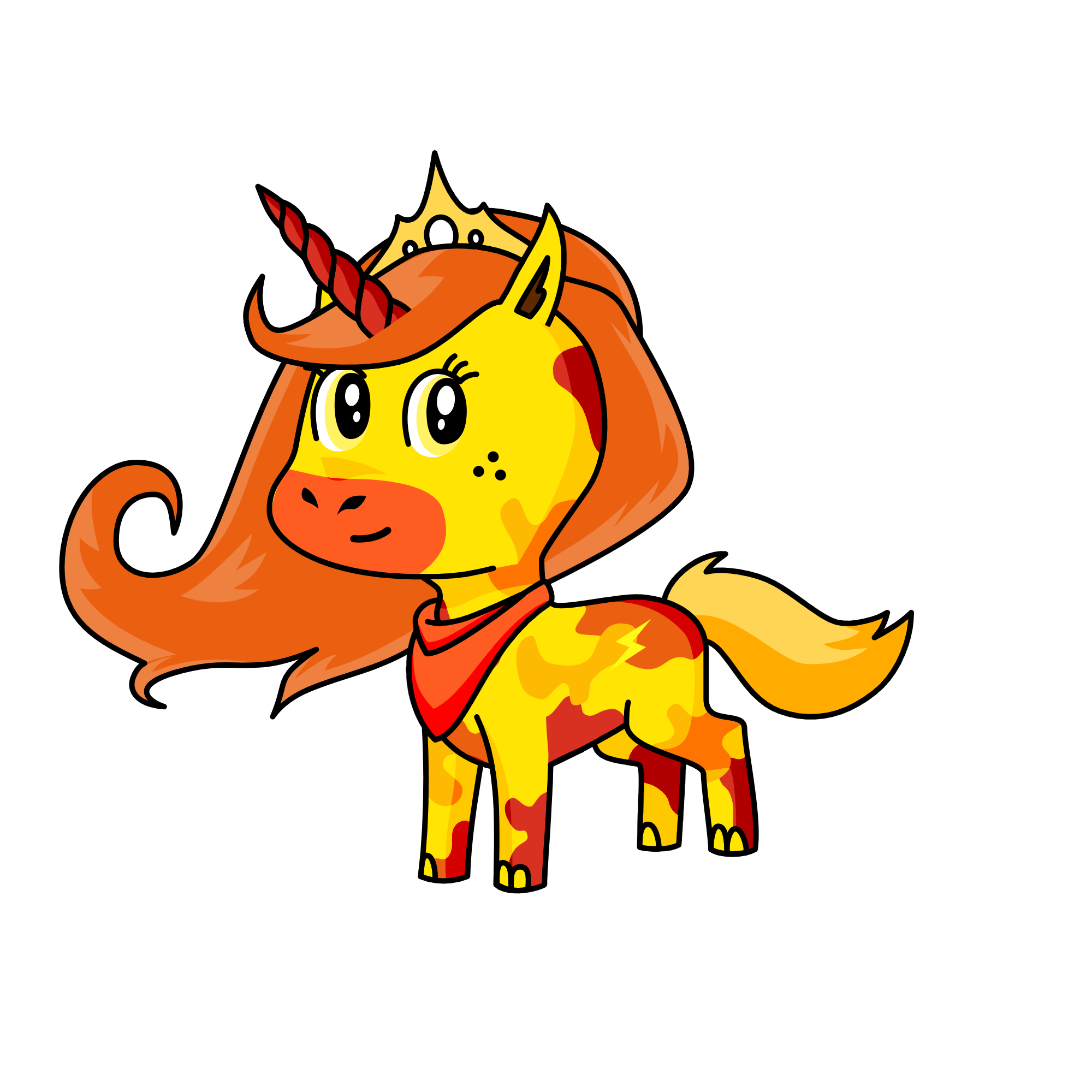 MR FLAMEPHEONIX, the unicorn