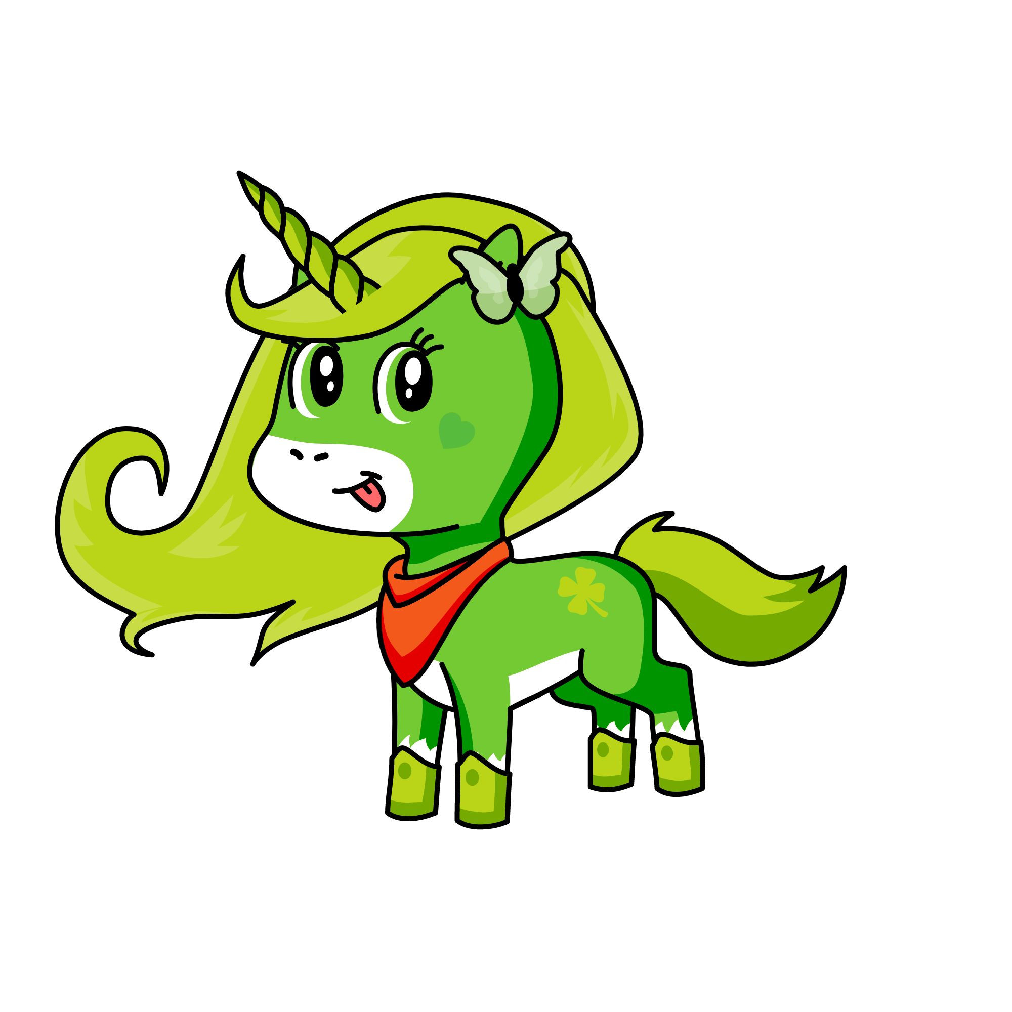 Lucky, the unicorn