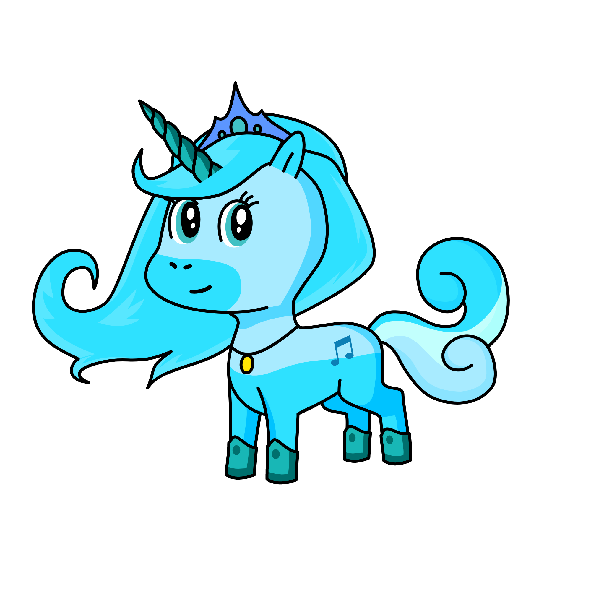 princess cloud, the unicorn